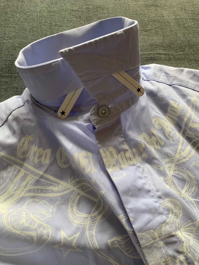 Givenchy Givenchy Size37 Goat head demon print shirt Size US M / EU 48-50 / 2 - 4 Thumbnail