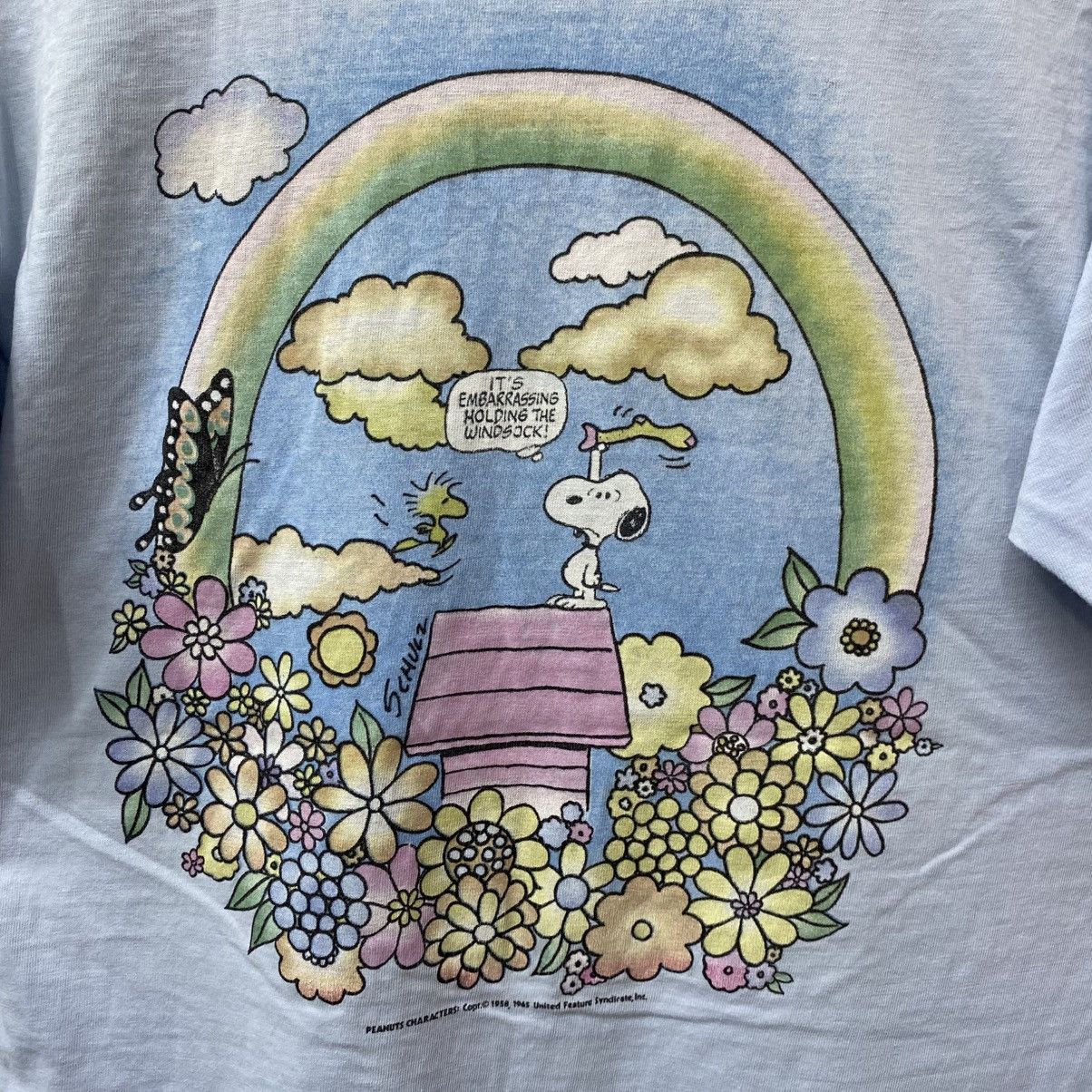Peanuts Vintage 90s PEANUTS CHARACTERS Snoopy Cartoon Graphic Tee Size US M / EU 48-50 / 2 - 8 Thumbnail