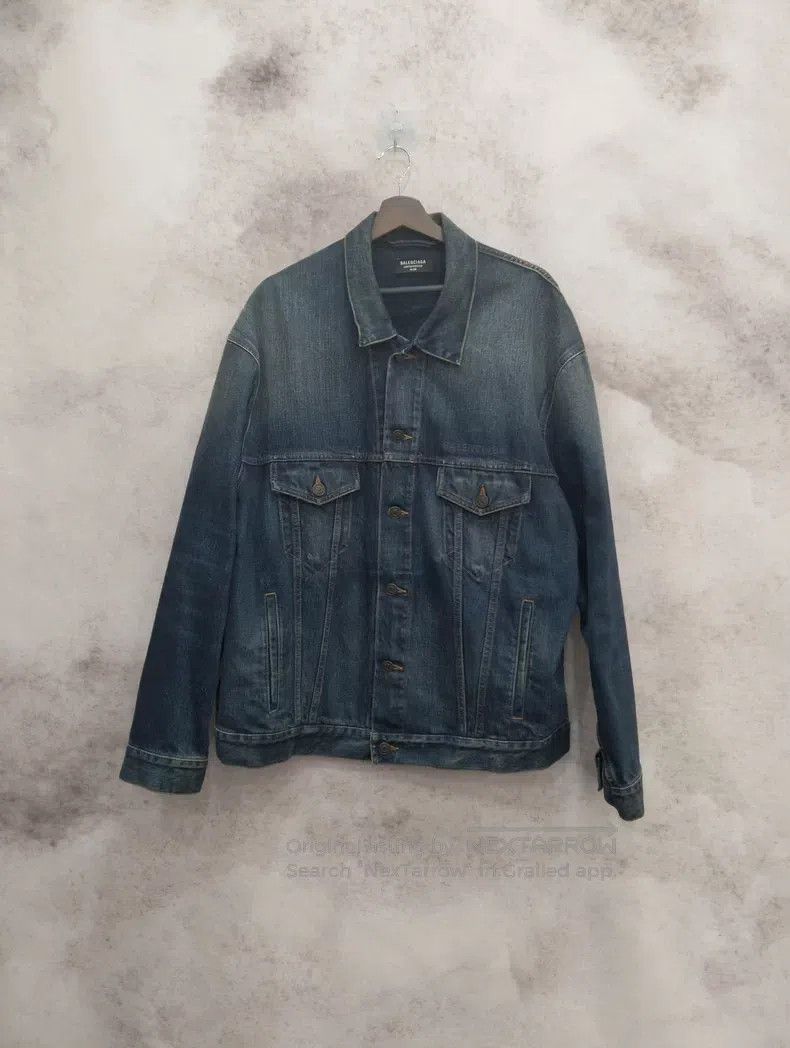 Balenciaga Balenciaga Denim Jacket Size US XS / EU 42 / 0 - 1 Thumbnail
