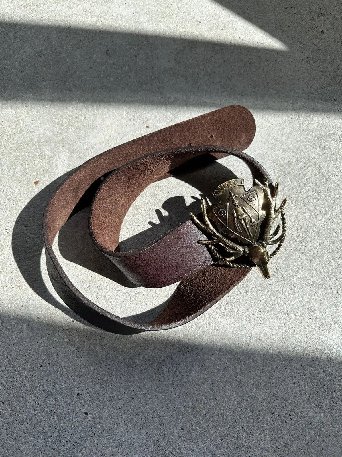 Gucci RARE Vintage Gucci “Hysteria” Deer Skull Belt - dmc99 Size ONE SIZE - 5 Thumbnail