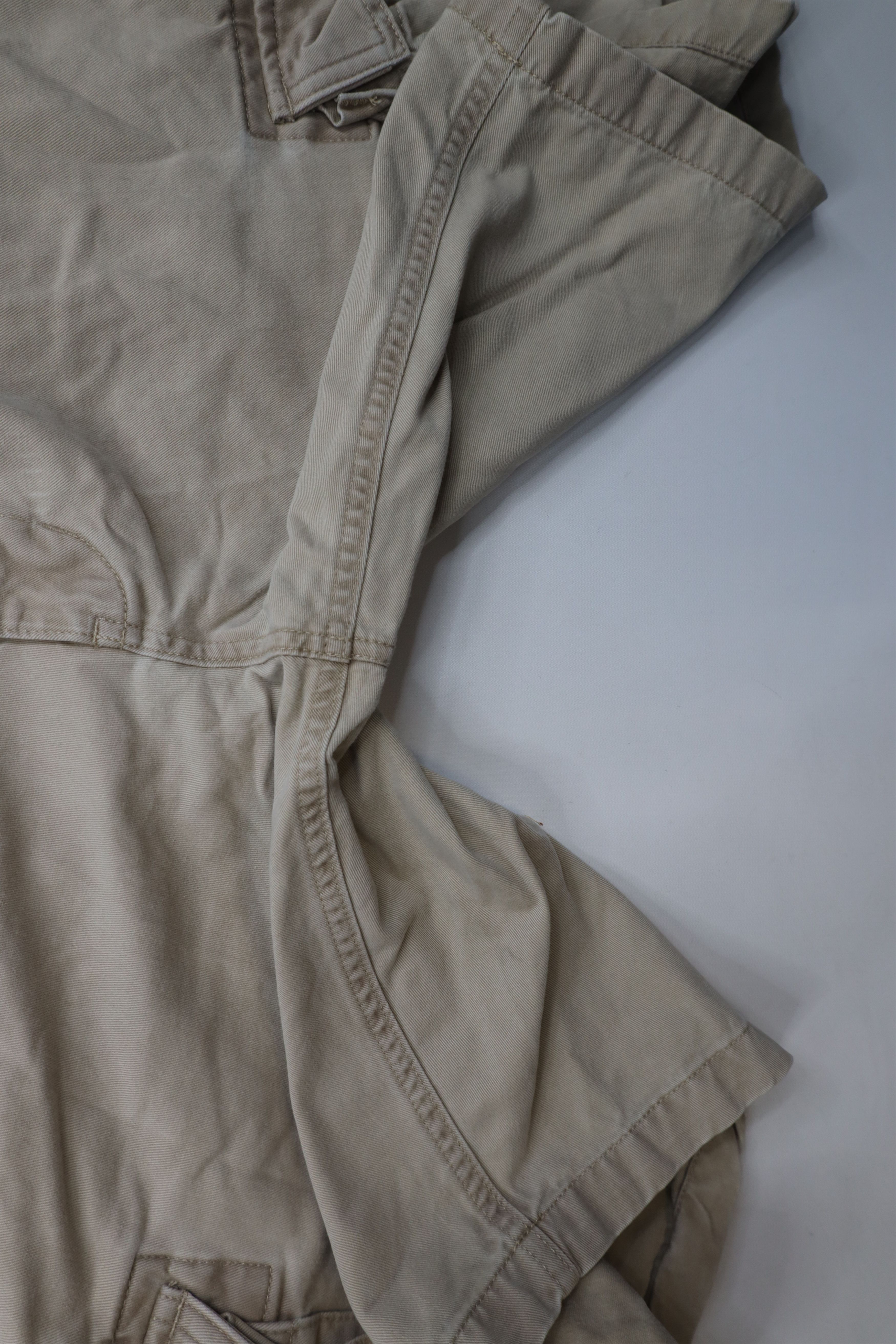 Eddie Bauer × Vintage Vintage Eddie Bauer Heavyweight Cotton Cargo Shorts Beige Size US 40 / EU 56 - 6 Thumbnail