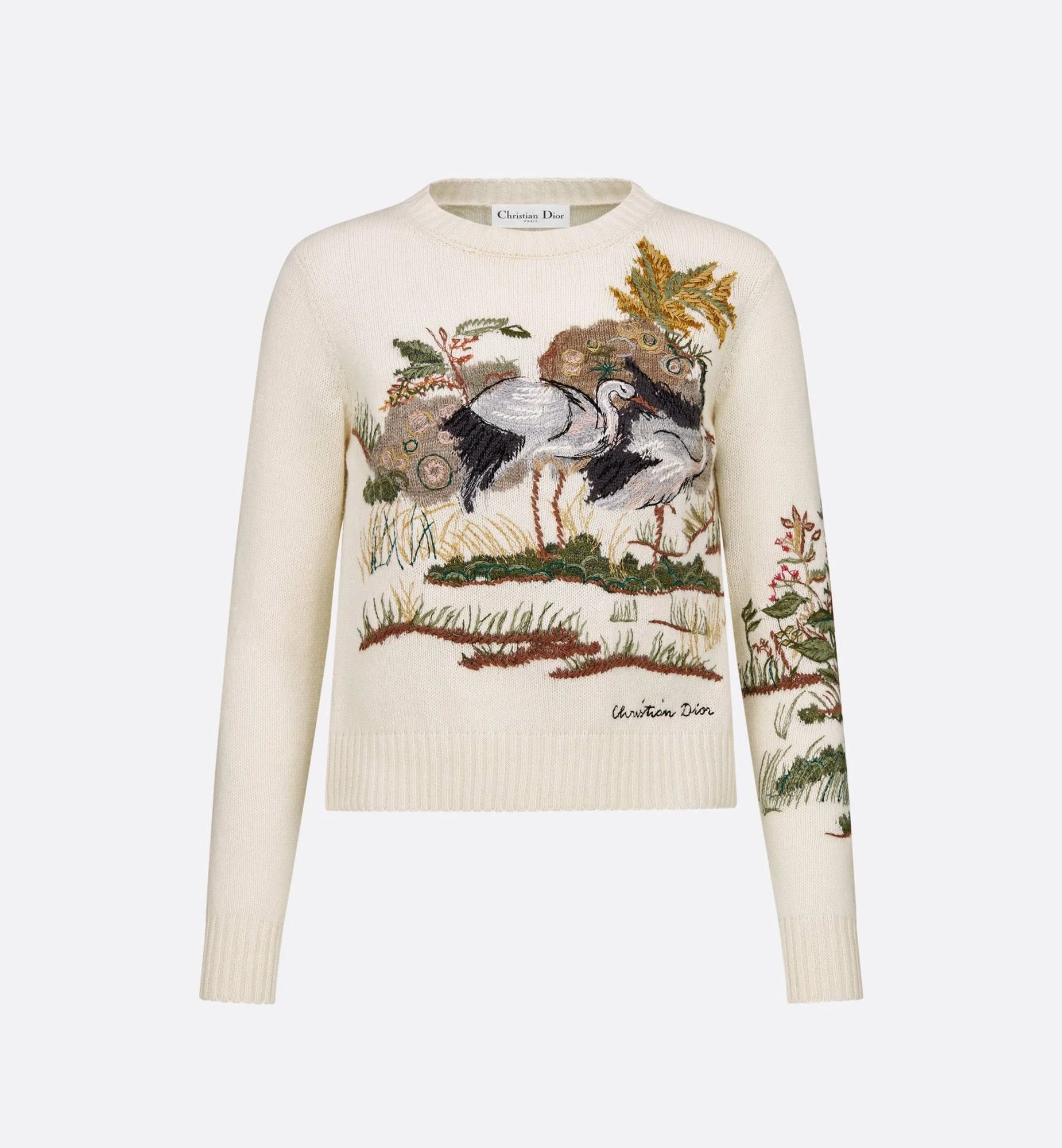 image of Dior O1W1Db10124 Sweater In White, Women's (Size XS)