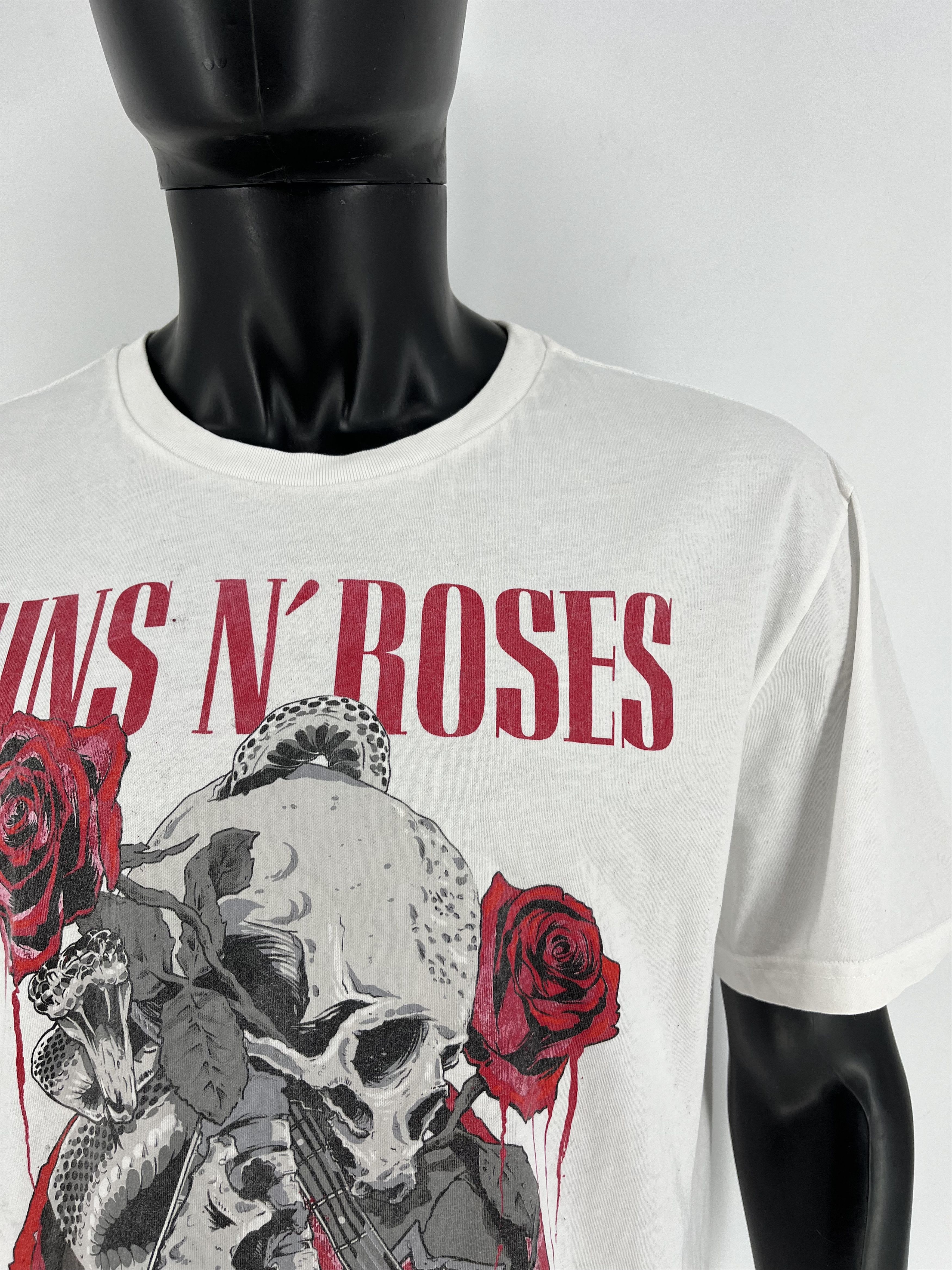 Band Tees Vintage Y2K Guns And Roses World Tour Band Rock Meta Size US XL / EU 56 / 4 - 8 Thumbnail