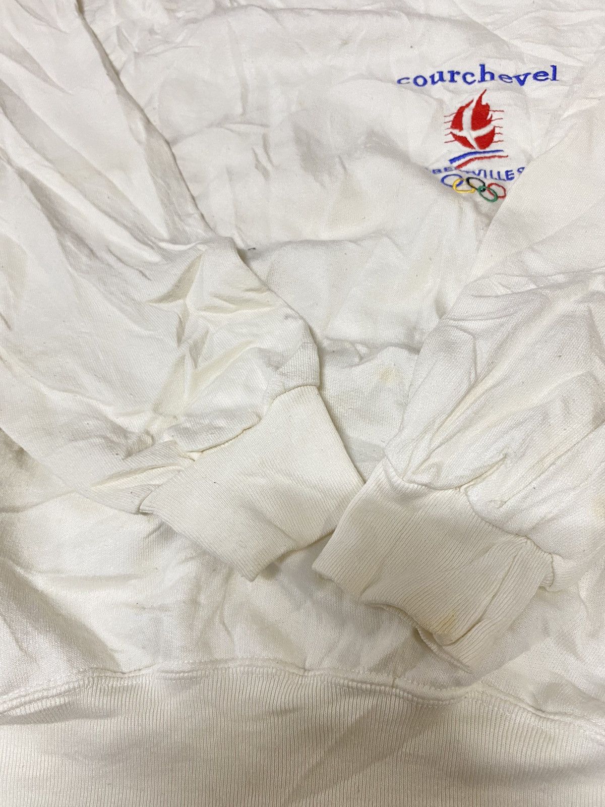 USA Olympics × Vintage Vintage Olympic Albertville 1992 Embroidered Logo Sweatshirt Size US S / EU 44-46 / 1 - 2 Thumbnail