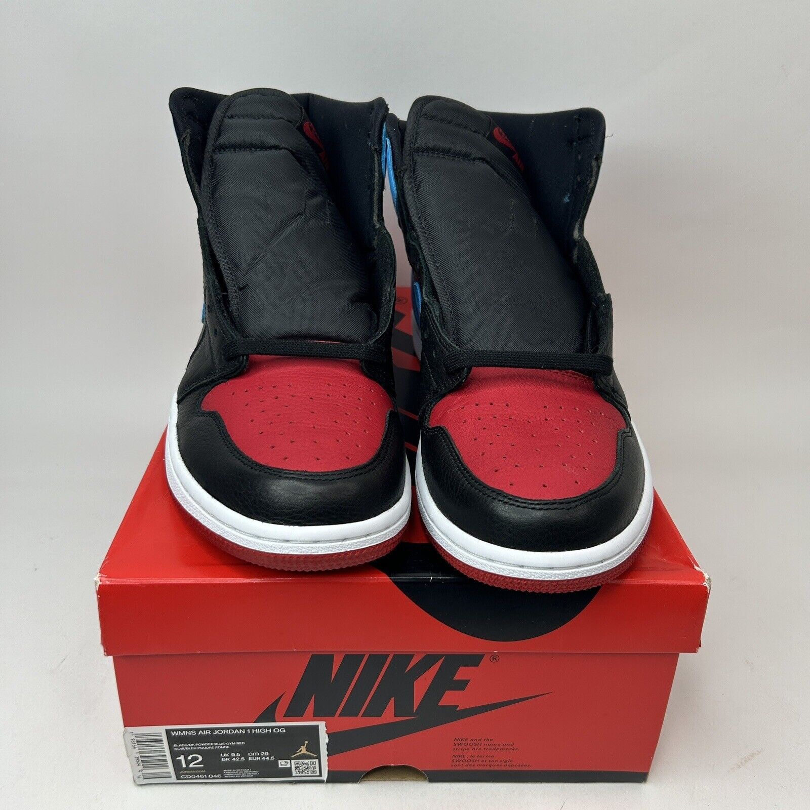 Jordan Brand Nike Air Jordan 1 Retro High OG WMNS “UNC To Chicago” 2023 Size US 12 / IT 42 - 2 Thumbnail