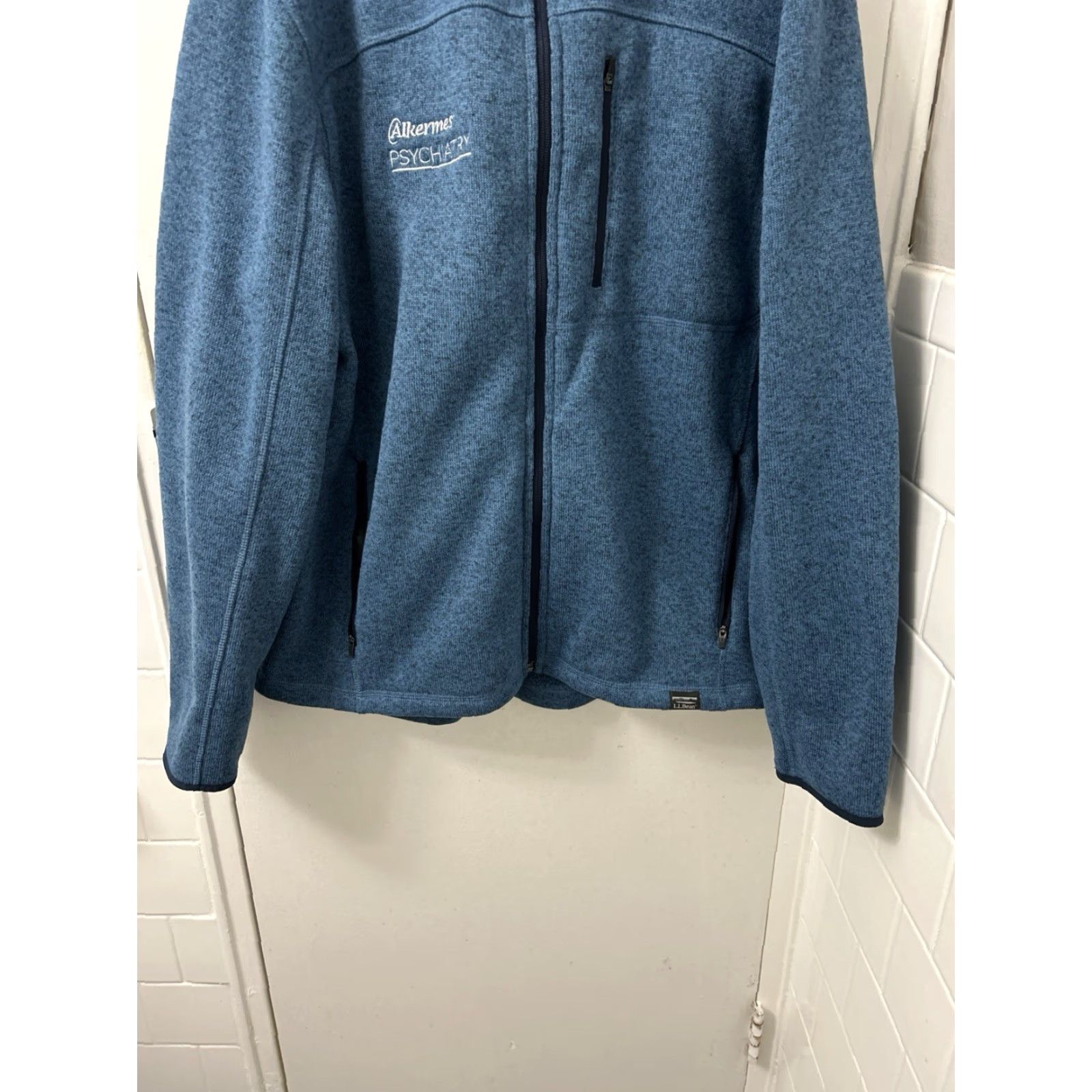Vintage L.L. Bean Sweater Fleece Jacket Mens XL Blue Full Zip Size US XL / EU 56 / 4 - 3 Thumbnail
