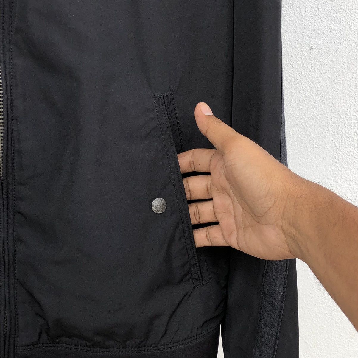 Diesel DIESEL Men's Black Jeffir Teflon Waterproof Bomber Jacket Size US L / EU 52-54 / 3 - 10 Thumbnail