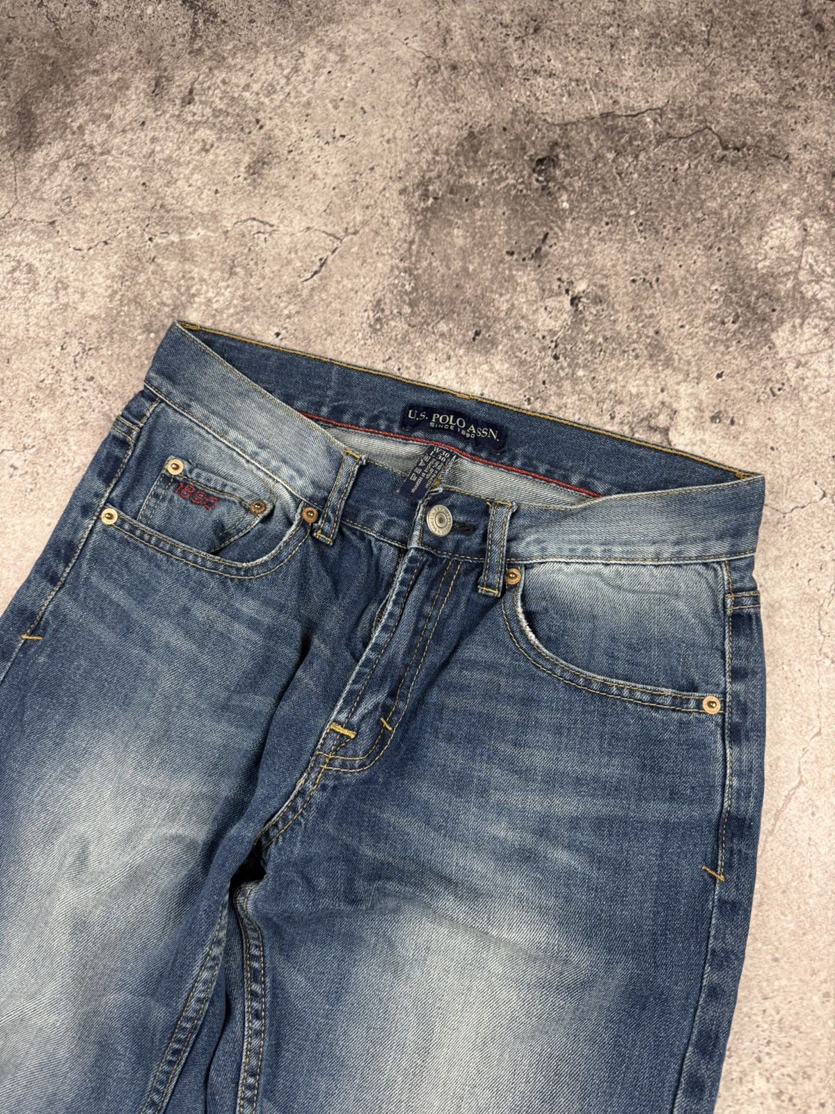 Vintage POLO RALPH LAUREN BIG PONY BAGGY DENIM JAPANESSE JEANS Size US 30 / EU 46 - 2 Thumbnail