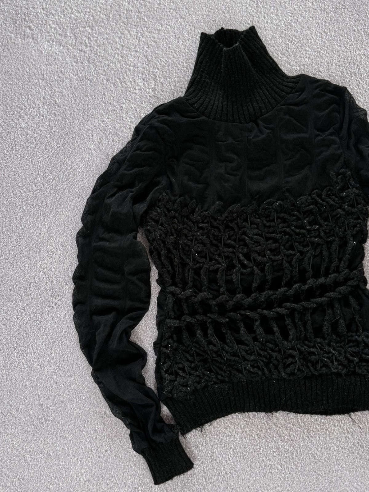 Hysteric Glamour Y2K Grunge Vibe Abstract Glamour Womens Long Sleeve Size M / US 6-8 / IT 42-44 - 4 Thumbnail