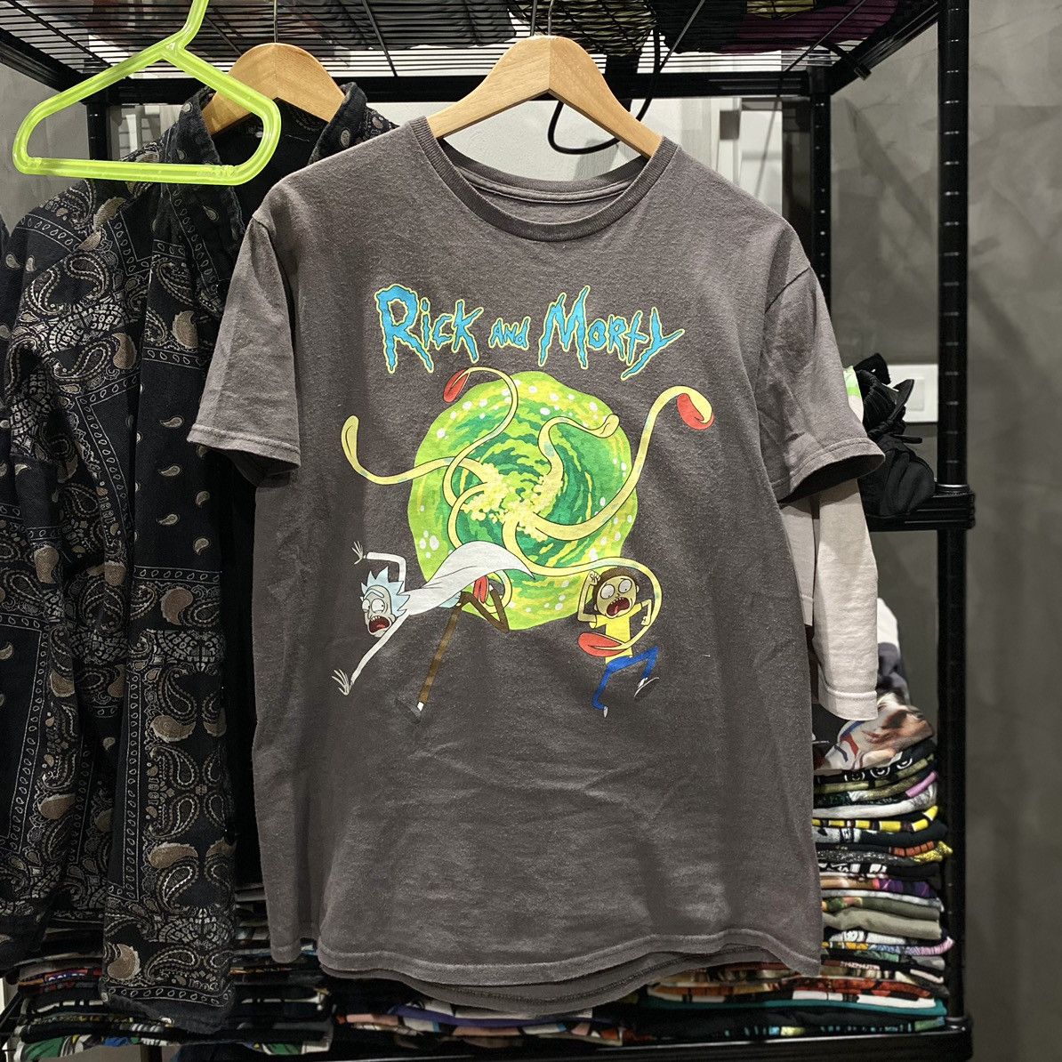 Maglietta rick e morty octopus hot sale