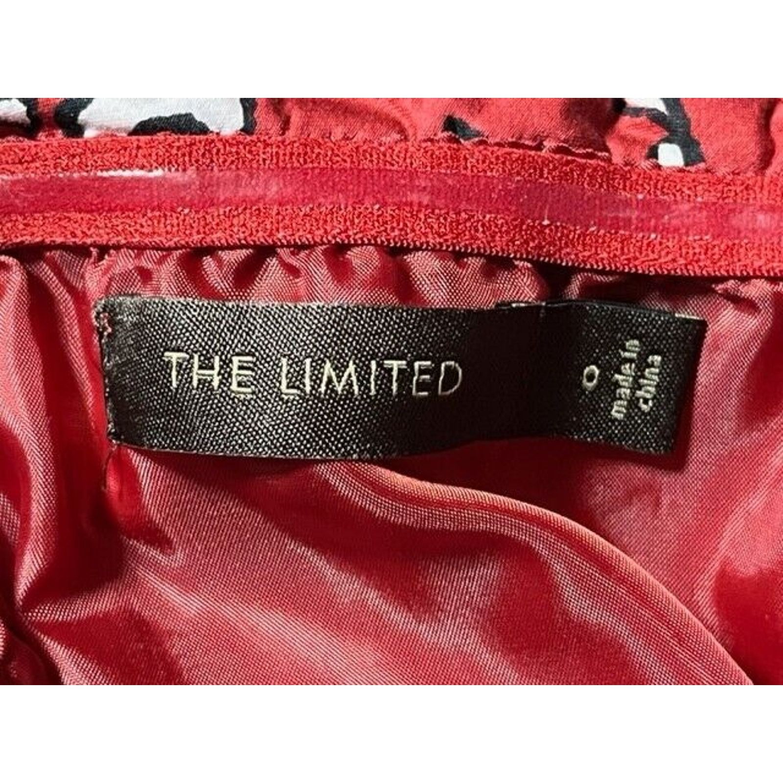 Other The Limited Dress Size 0 Abstract Strapless A Line Lined Red Size XS / US 0-2 / IT 36-38 - 8 Thumbnail