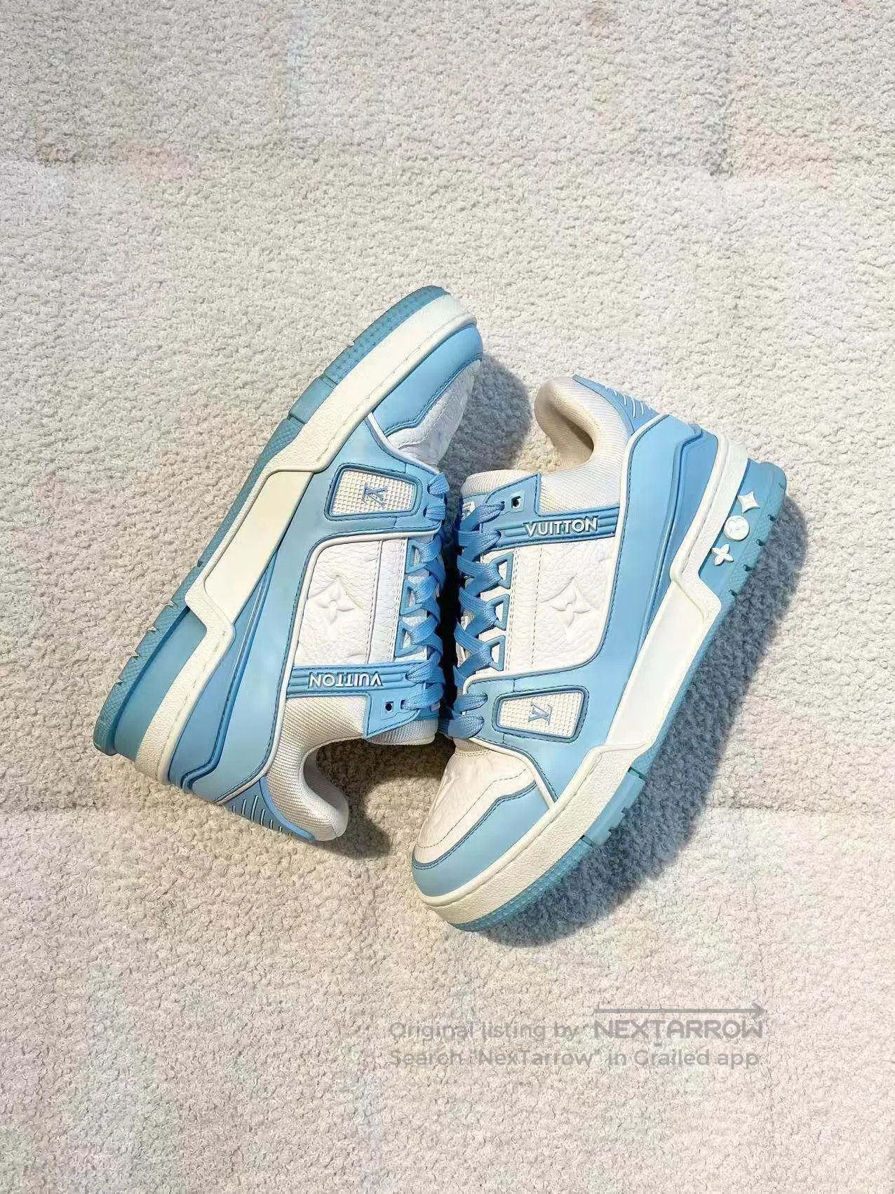 Louis Vuitton Louis Vuitton Size 2.5 Sky blue board shoes| Size US 6 / IT 36 - 5 Thumbnail