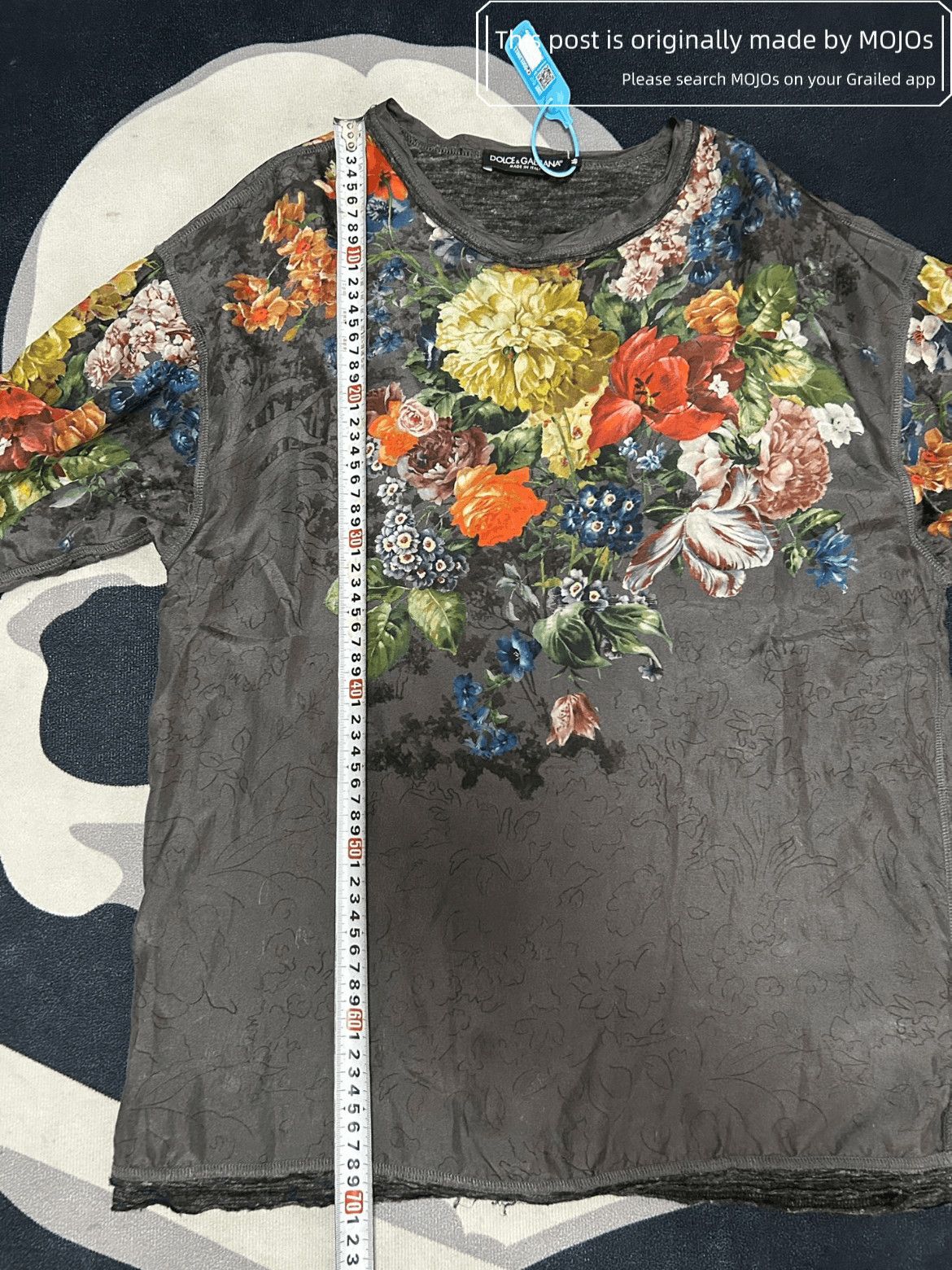 Dolce & Gabbana Dolce & Gabbana Flower Painting Tee Size US S / EU 44-46 / 1 - 4 Thumbnail