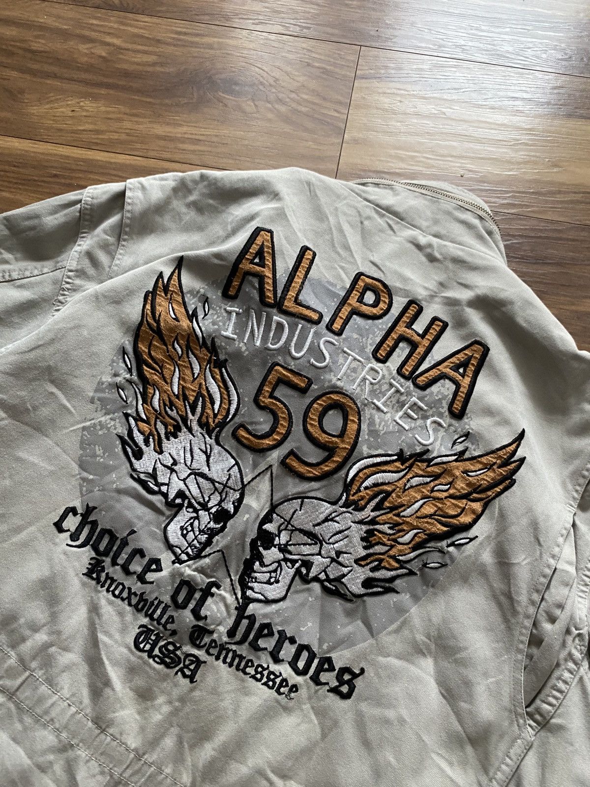 Alpha Industries Vintage Alpha Industries Multi Pocket Cargo Jacket Y2k Size US XXL / EU 58 / 5 - 7 Thumbnail