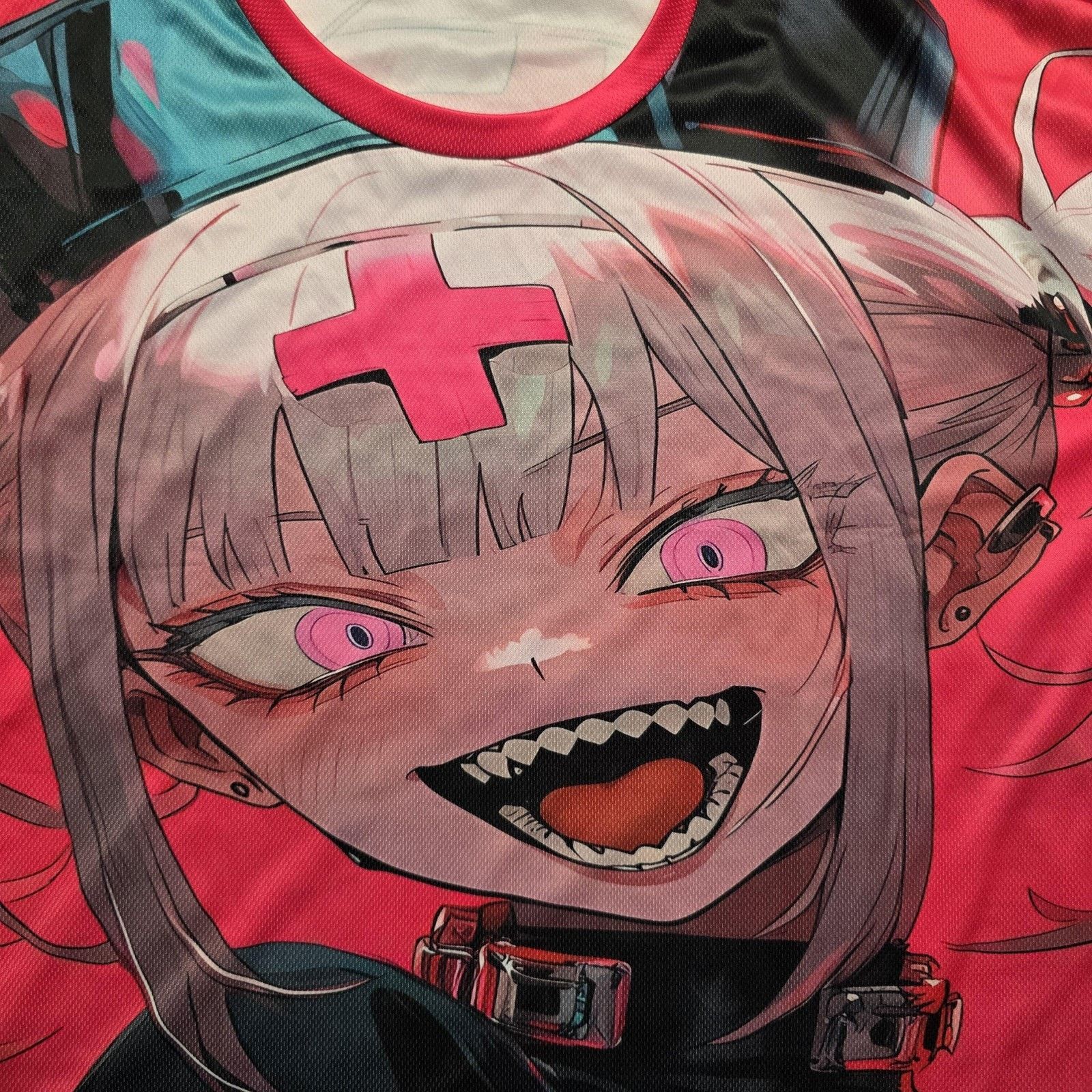 Other Anime Nurse Graphic 2XL Pink Black All Over Print Kawaii Tee Size US XXL / EU 58 / 5 - 2 Thumbnail