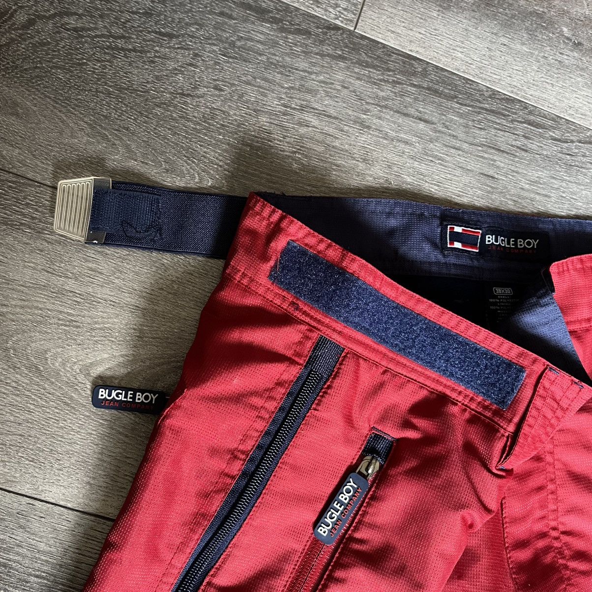 Bugle Boy Vintage 1990s Bugle Boy Ski Winter Snowboard Pants 38x30 Red Size US 38 / EU 54 - 7 Thumbnail