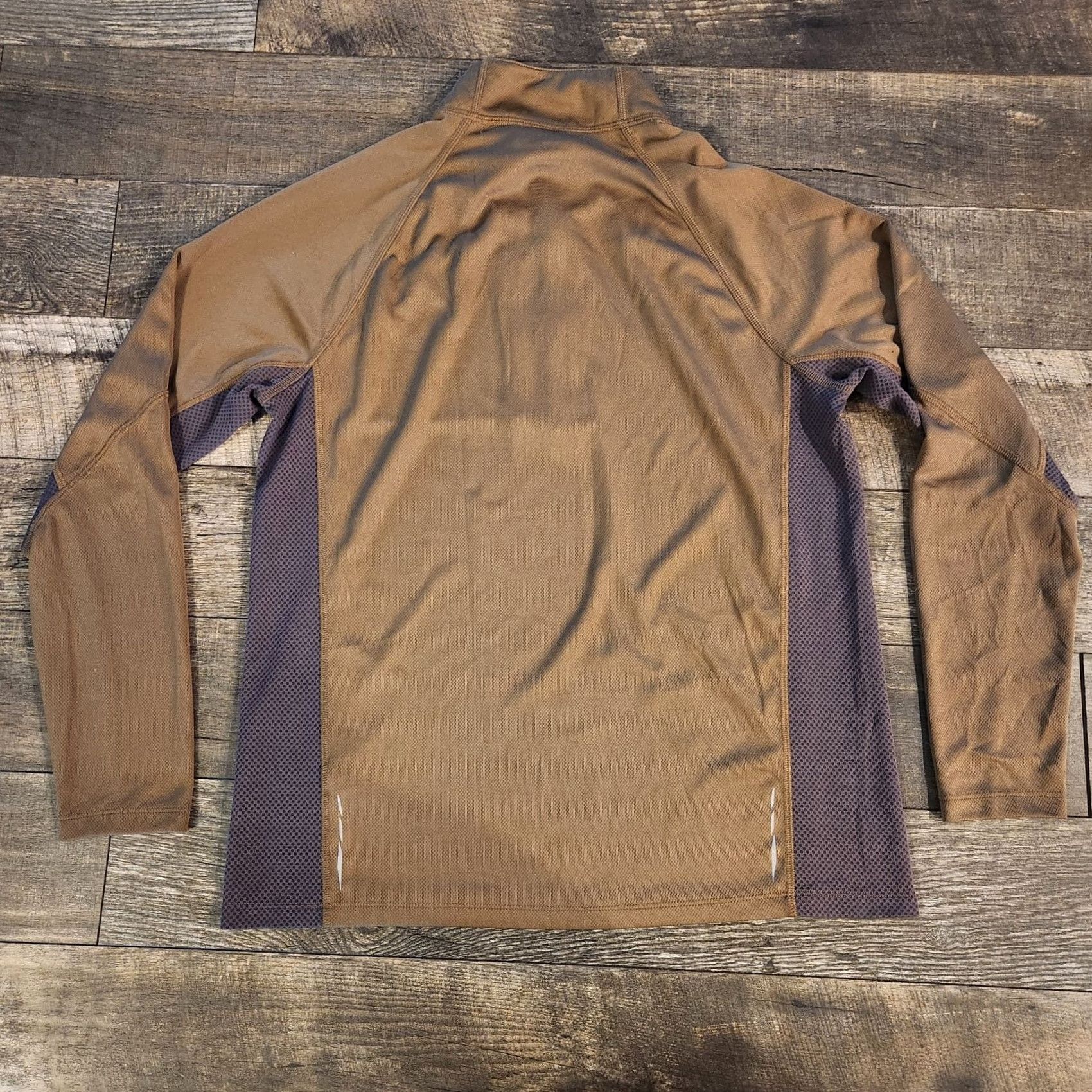 Vintage VINTAGE L.L. Bean Ridge Runner 1/4 Zip Pullover Men M Olive Performance Slight Fitted Shirt Size US M / EU 48-50 / 2 - 7 Thumbnail