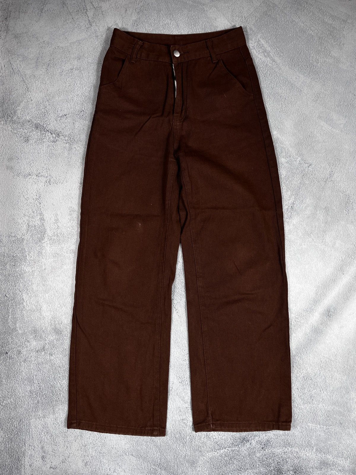 Japanese Brand × Vintage Vintage Y2K Japanese wide flared faded jeans denim size 26 Size 26" / US 2 / IT 38 - 1 Thumbnail