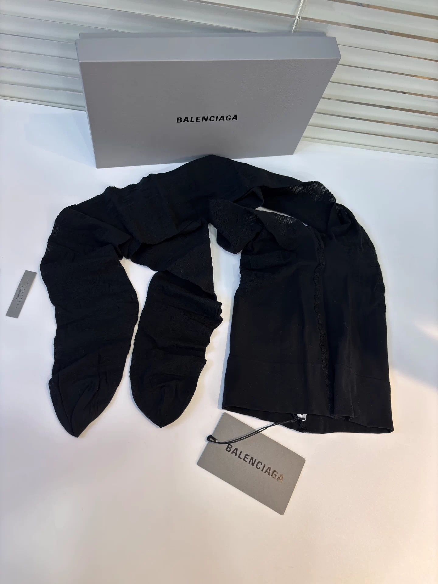 Balenciaga Balenciaga Black Tights M New Size ONE SIZE - 6 Thumbnail