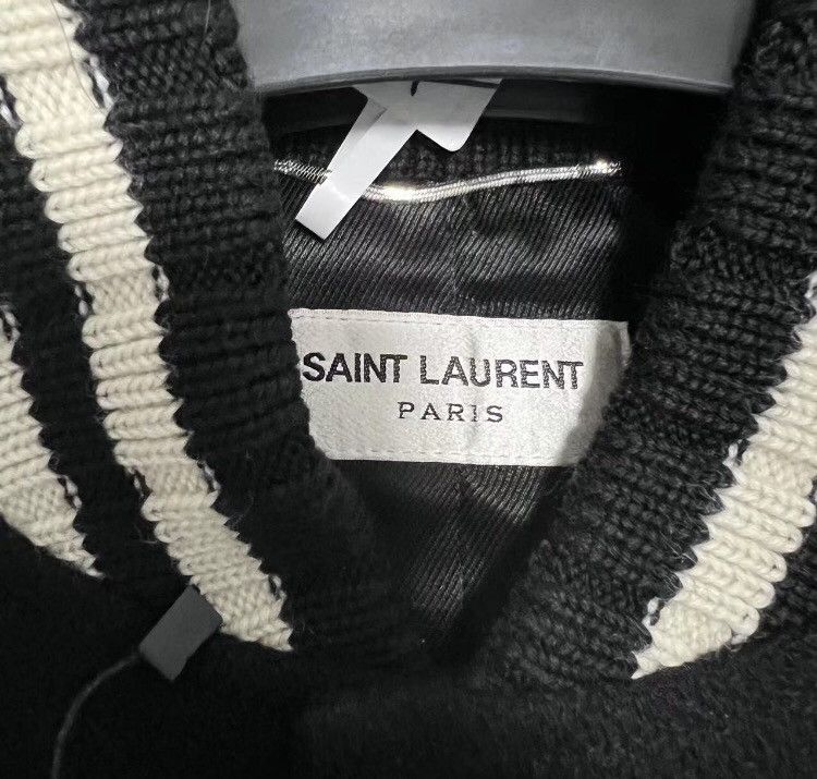 Saint Laurent Paris × Yves Saint Laurent Saint Laurent YSL wool Teddy baseball jacket2410-Nextarrow Size US M / EU 48-50 / 2 - 3 Thumbnail