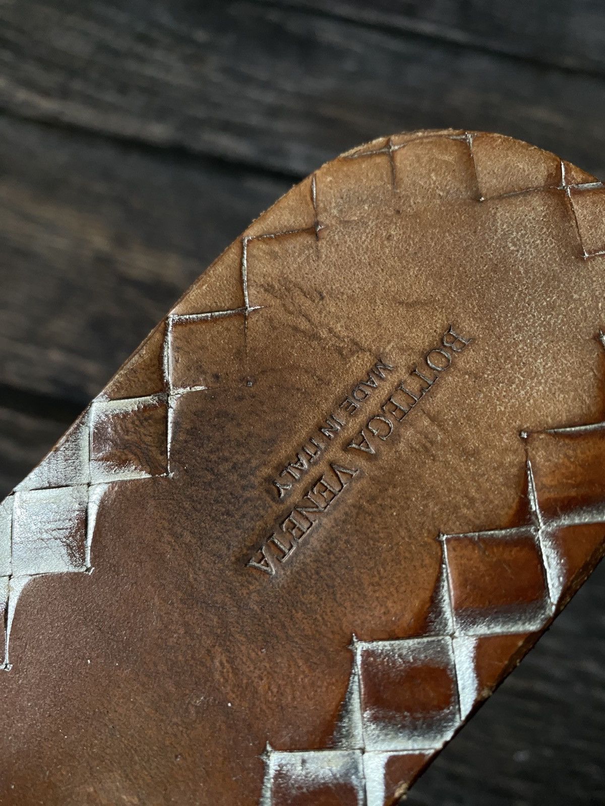 Bottega Veneta × Vintage Bottega Veneta rare leather summer shoes Size US 7 / IT 37 - 8 Thumbnail