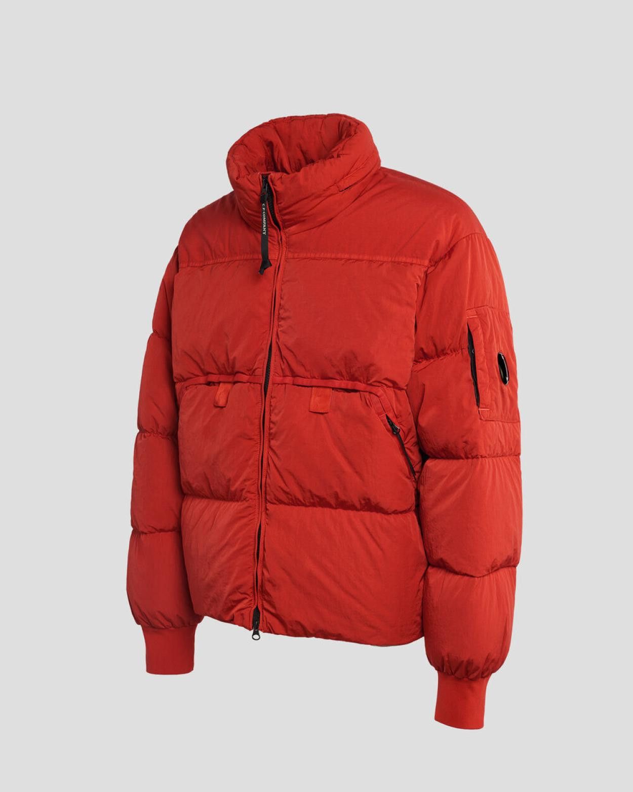 C.P. Company o1y1224 Zip Hooded Jacket in Red Size US M / EU 48-50 / 2 - 9 Thumbnail
