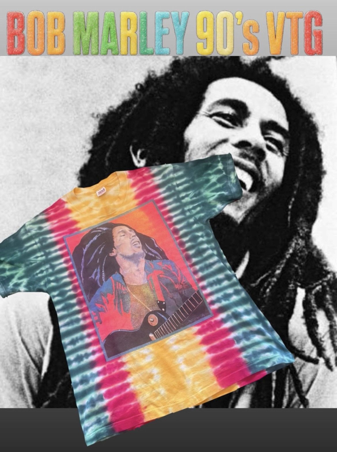 Anvil BOB MARLEY 90'S VTG Size US XL / EU 56 / 4 - 1 Thumbnail