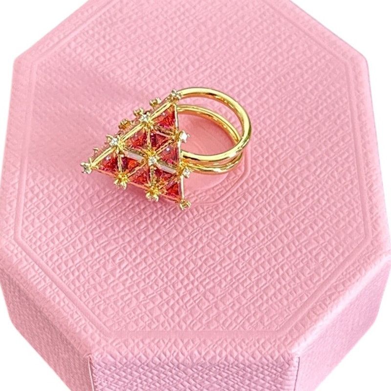 Swarovski Swarovski Curiosa cocktail ring Triangle cut Size 8 / 58 Size ONE SIZE - 8 Thumbnail