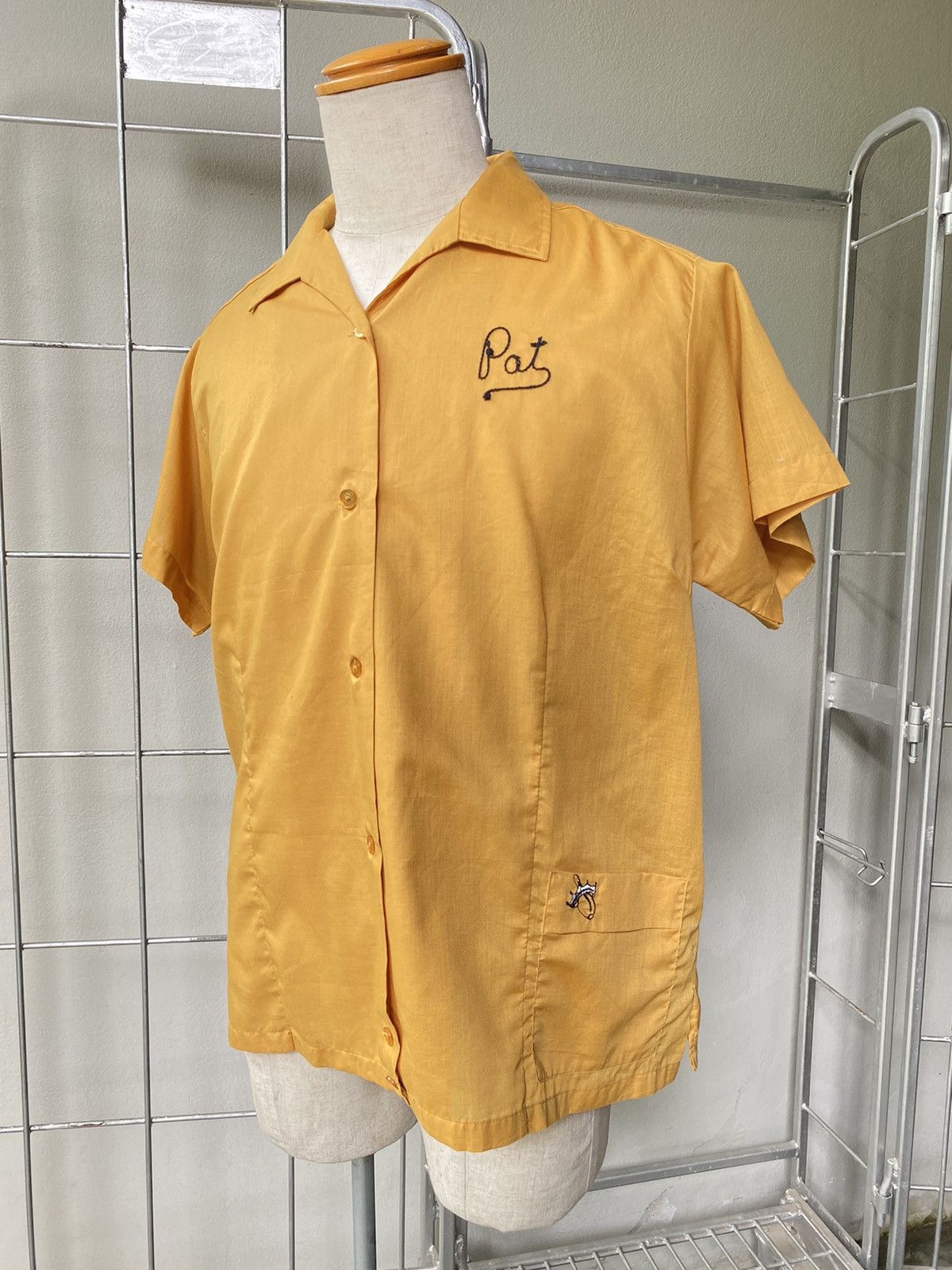 Vintage Hilton Yellow Embroidered Bowling Shirt Size S / US 4 / IT 40 - 10 Thumbnail