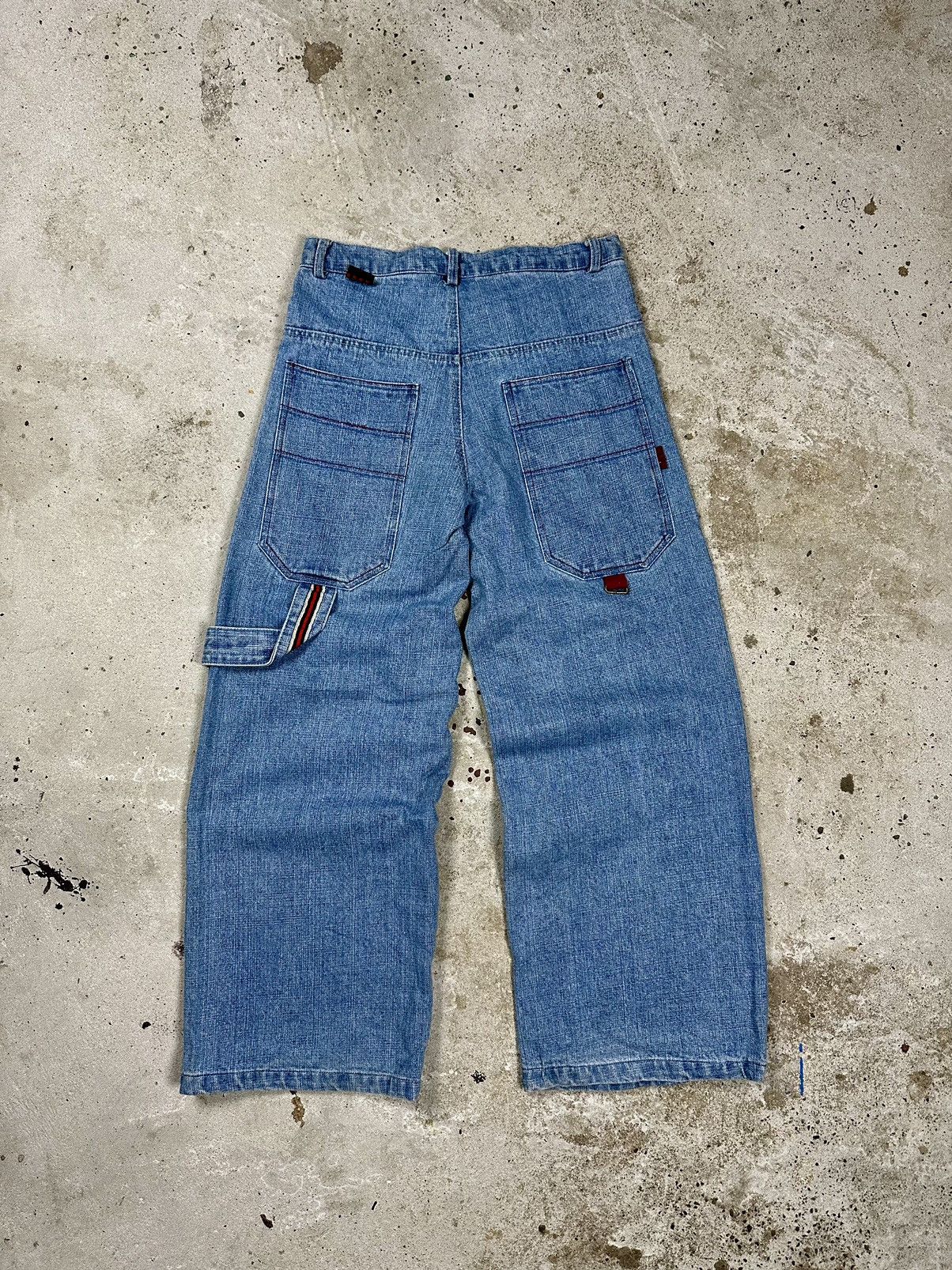 JNCO × Vintage Vintage Y2K Jnco Style Baggy Blue Denim Pants Size US 28 / EU 44 - 13 Thumbnail