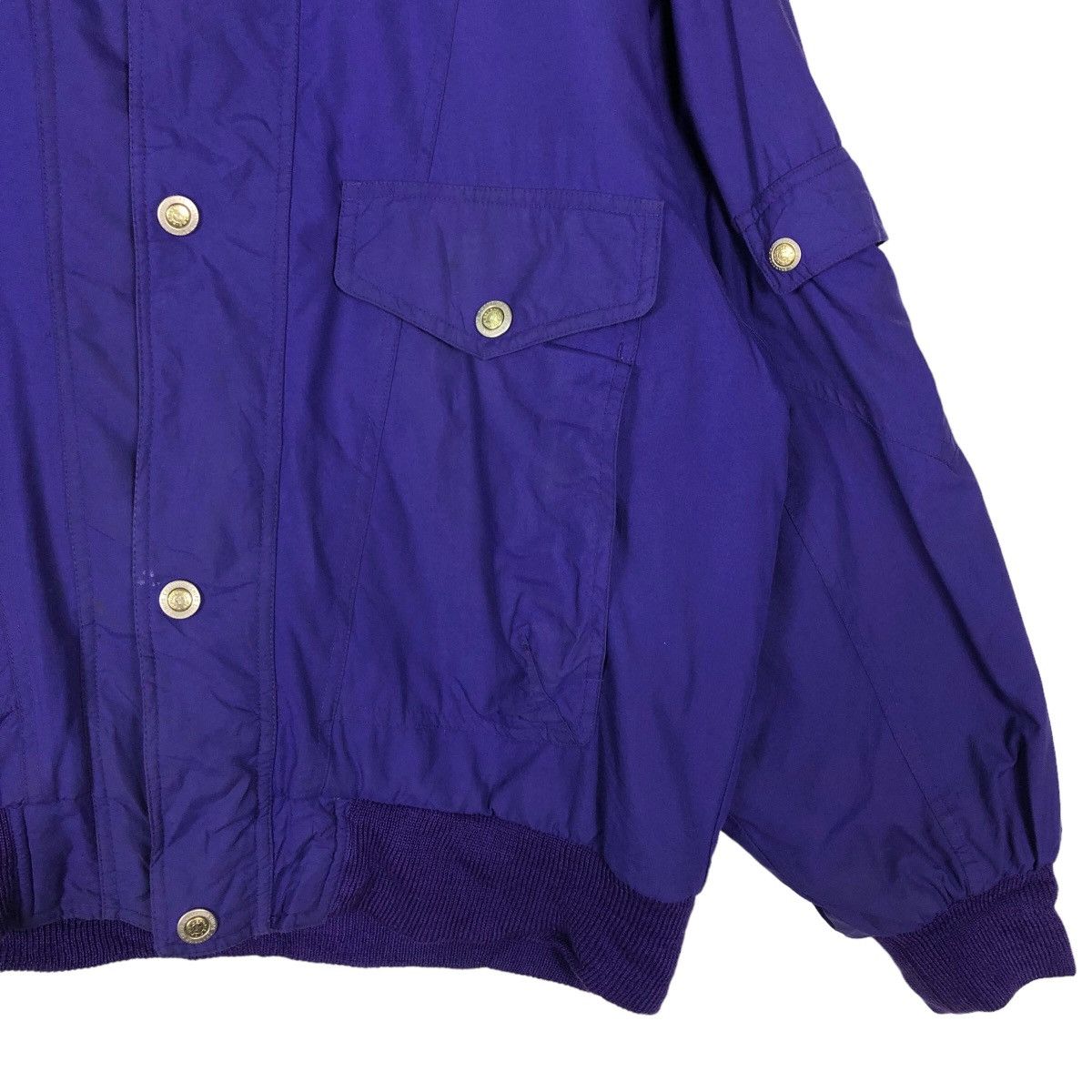 Japanese Brand 🔥90s Vintage Bomber Jacket Ski Parachute Biker Championship Size US M / EU 48-50 / 2 - 4 Thumbnail