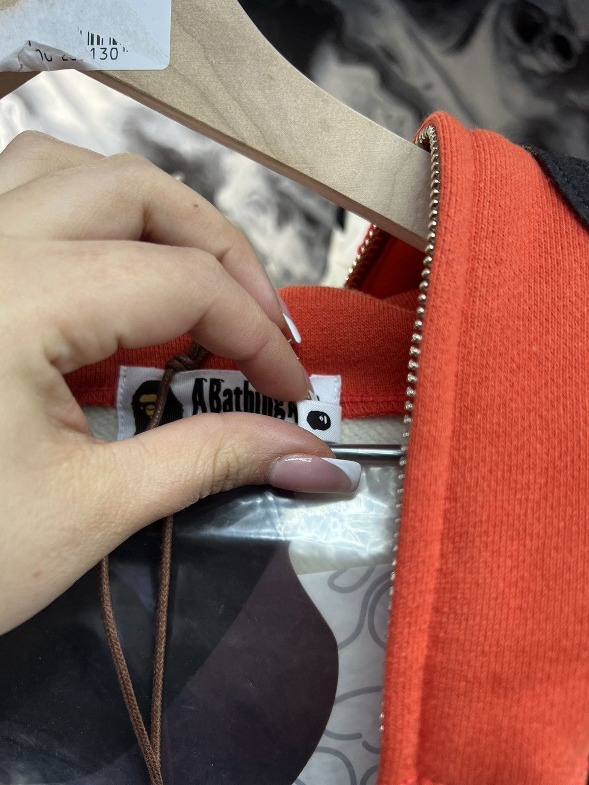 Bape Bape Red Plaid Shark FullZip Size US XXL / EU 58 / 5 - 7 Thumbnail