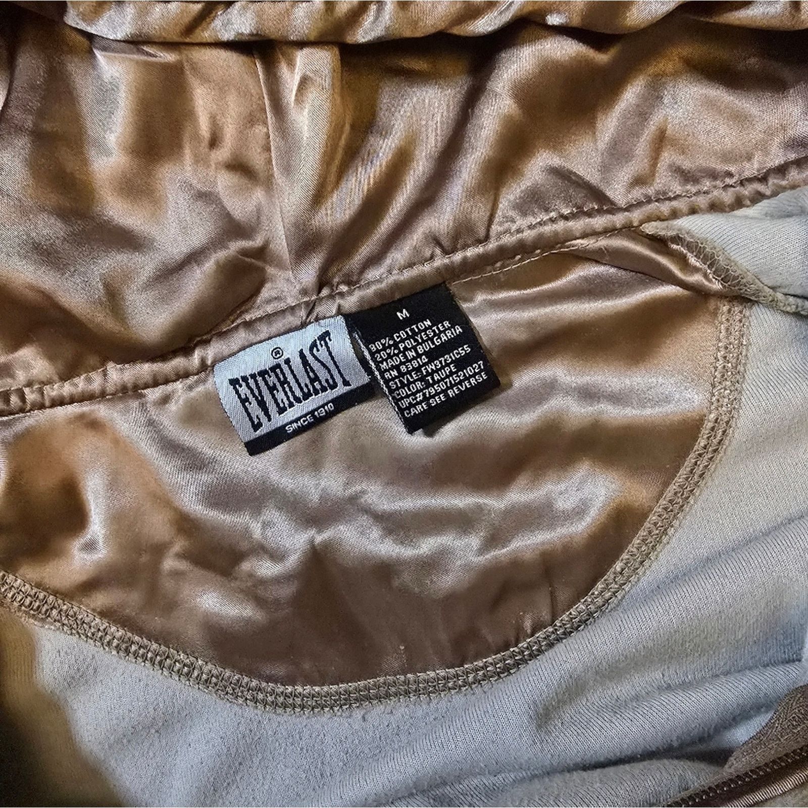 Everlast Taupe Velvet Lush | EVERLAST | Zip Up Size M / US 6-8 / IT 42-44 - 3 Thumbnail