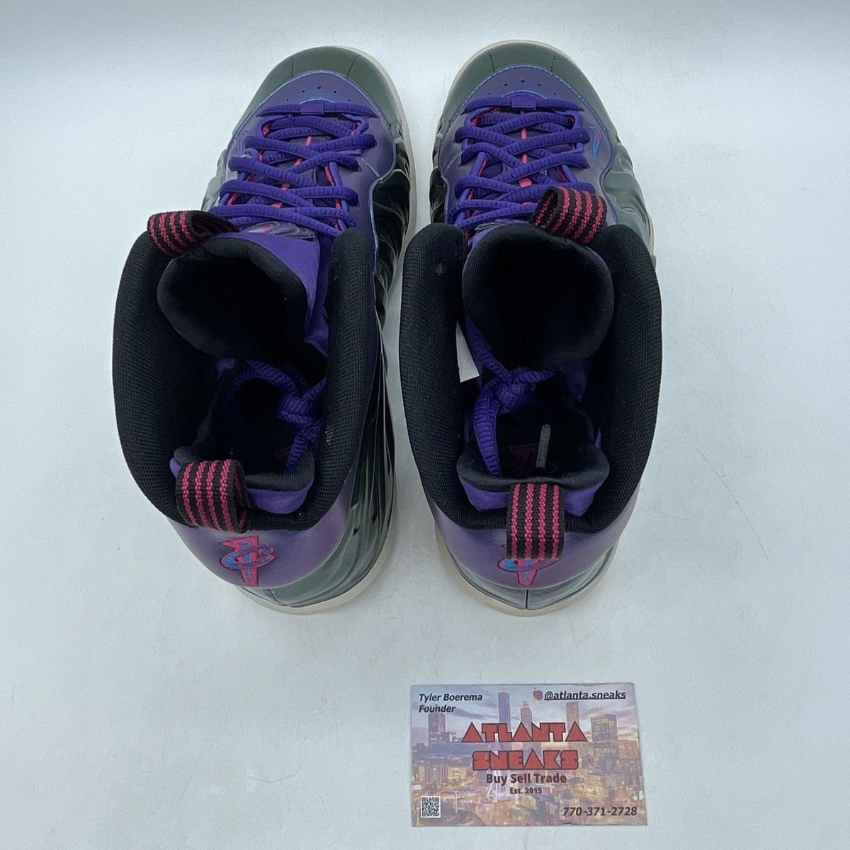 Nike Little posite one iridecent purple Size US 6.5 / EU 39-40 - 6 Thumbnail