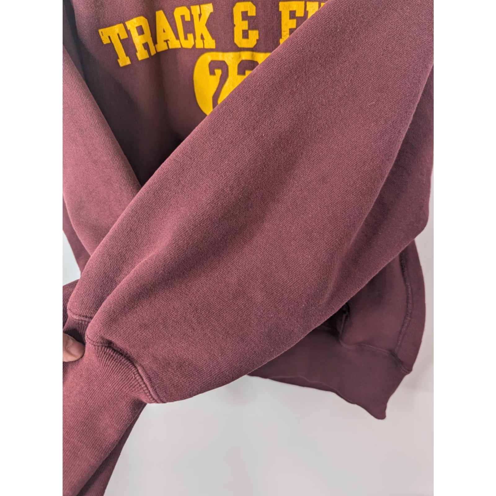 Champion VINTAGE Champion Reverse Weave Hoodie USC Trojans Football 80s 90s College USA Made Sz M Maroon Unisex Adults Boys Womens Size US M / EU 48-50 / 2 - 5 Thumbnail