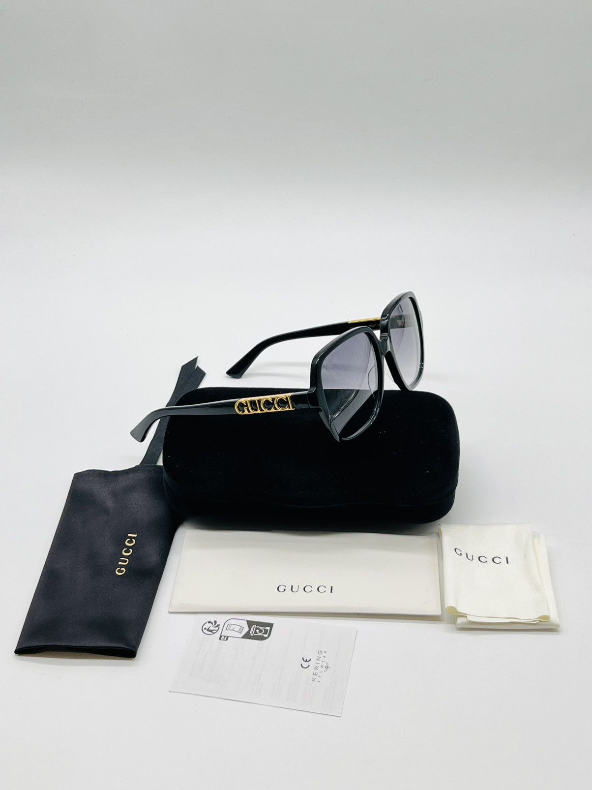 Gucci Gucci GG1189S 002 Black Sunglasses Glasses Size ONE SIZE - 3 Thumbnail