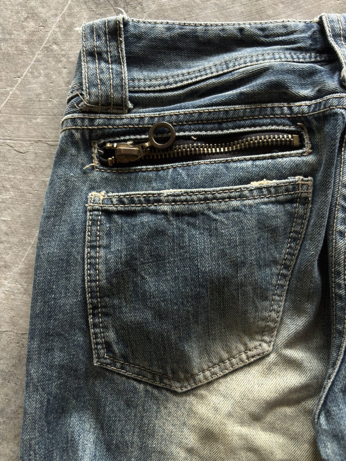 If Six Was Nine BACK VINTAGE japanese denim rusty washed punk grunge style Size US 32 / EU 48 - 13 Thumbnail
