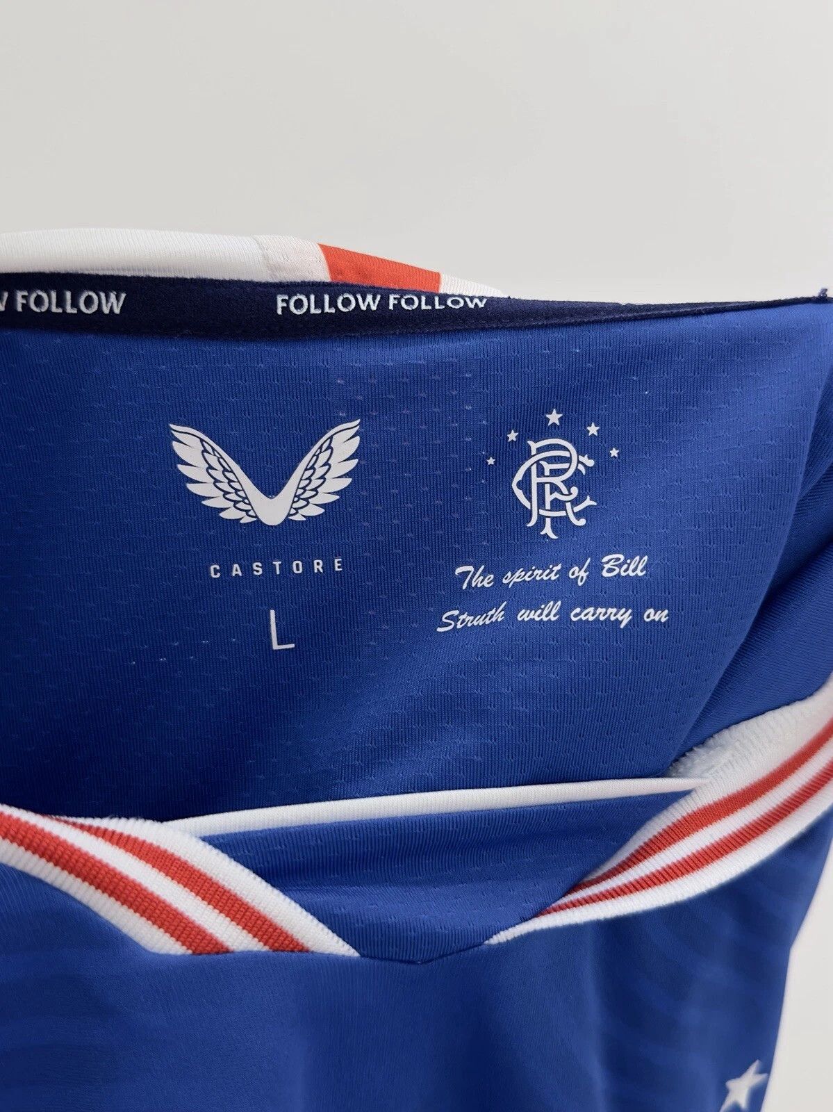 Castore Rangers 2020 2021 Home Jersey Shirt Soccer Football Castore Size US L / EU 52-54 / 3 - 7 Thumbnail