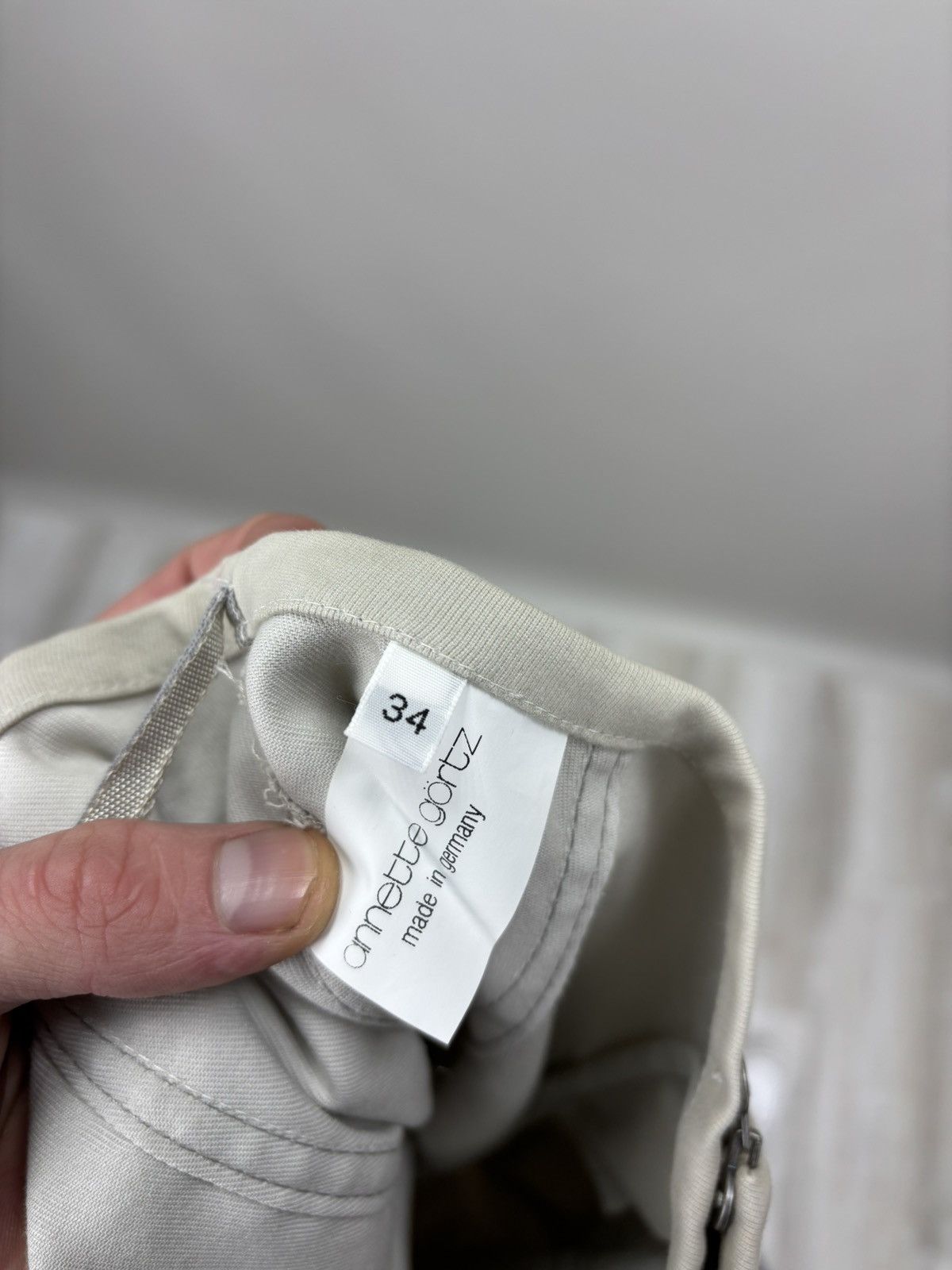 Annette Gortz Womens pants Annette Gortz Size 34 Color Gray Size 24" / US 00 / IT 34 - 12 Thumbnail