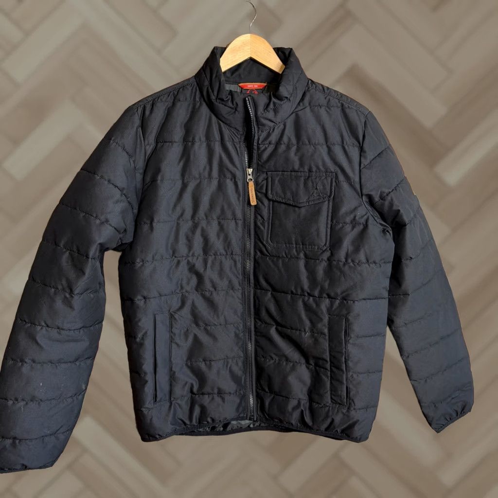 Vintage Gerry Puffer Jacket Mens M Black Zip Pockets Lightweight Size US M / EU 48-50 / 2 - 1 Thumbnail