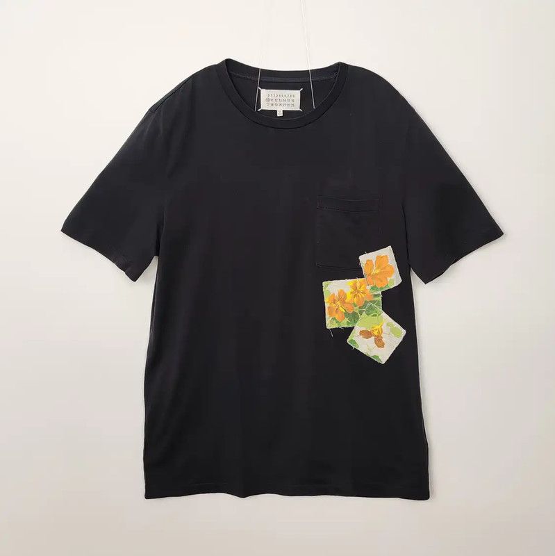 Maison Margiela Maison Margiela Black Cotton Men's T-Shirt 0089 Size US L / EU 52-54 / 3 - 1 Thumbnail