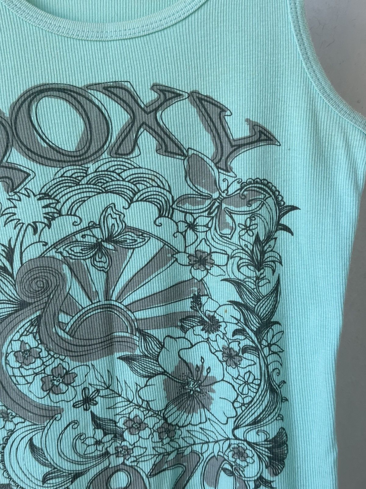 Beauty Beast × If Six Was Nine × Vintage Vintage Roxy Made in USA Printed Tank Top Size M / US 6-8 / IT 42-44 - 4 Thumbnail
