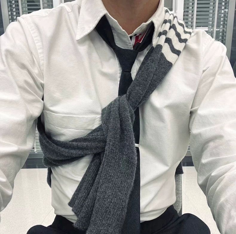 Other Thom Browne size3 A three-color shirt with a lapel Size US L / EU 52-54 / 3 - 7 Thumbnail