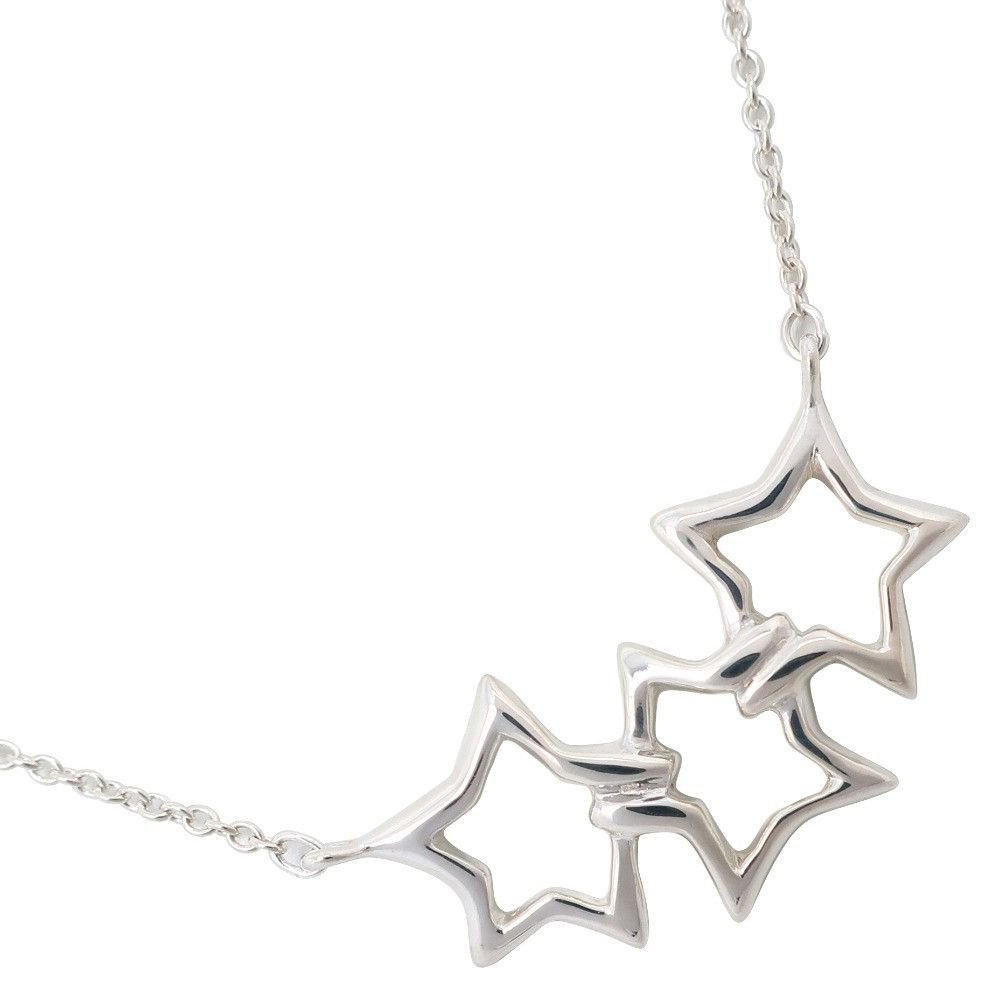 Tiffany & Co. Tiffany & Co. Tiffany Triple Star Silver 925 Necklace Metal Necklace Size ONE SIZE - 1 Thumbnail