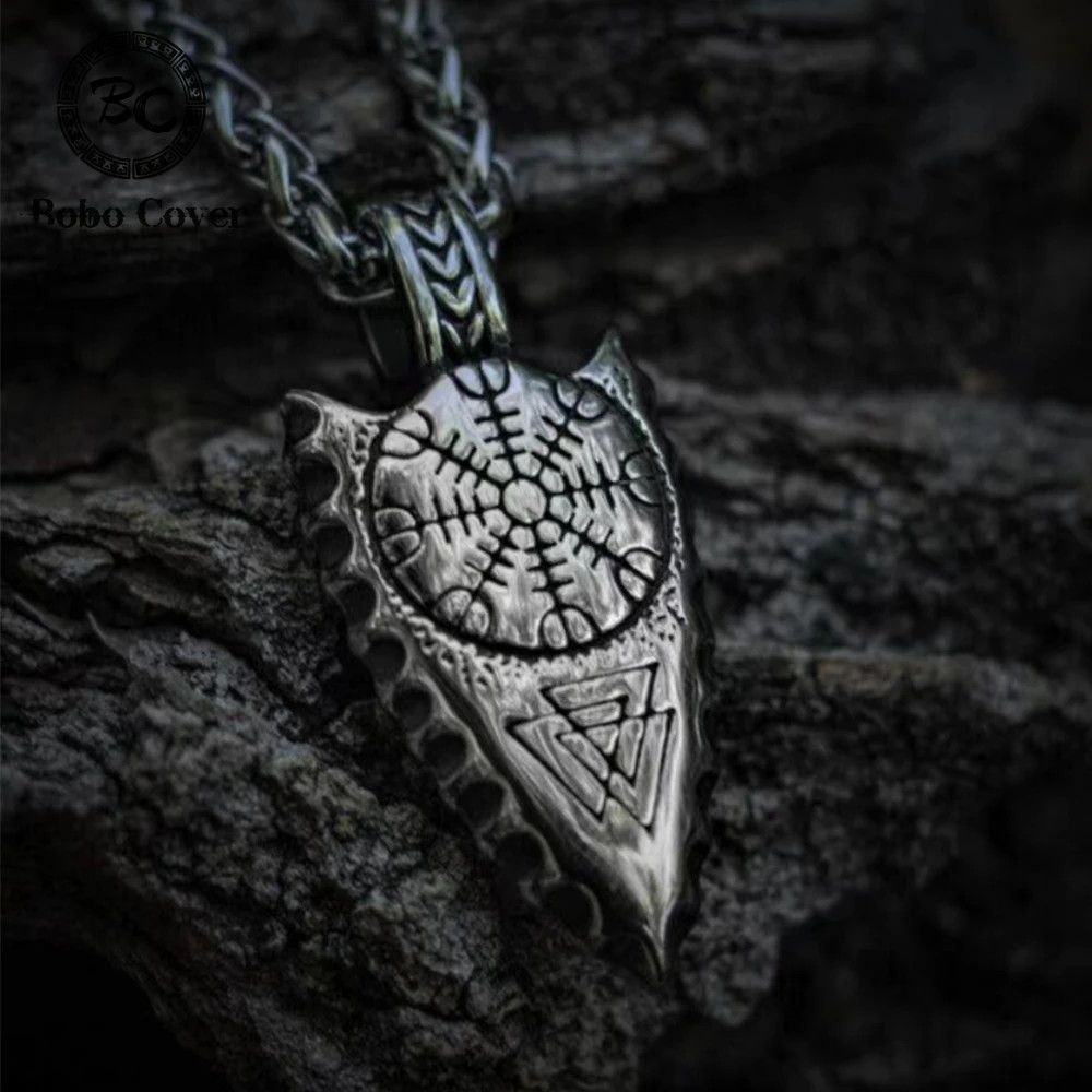 Other Vintage Norse Compass Spear Necklace Size ONE SIZE - 1 Thumbnail