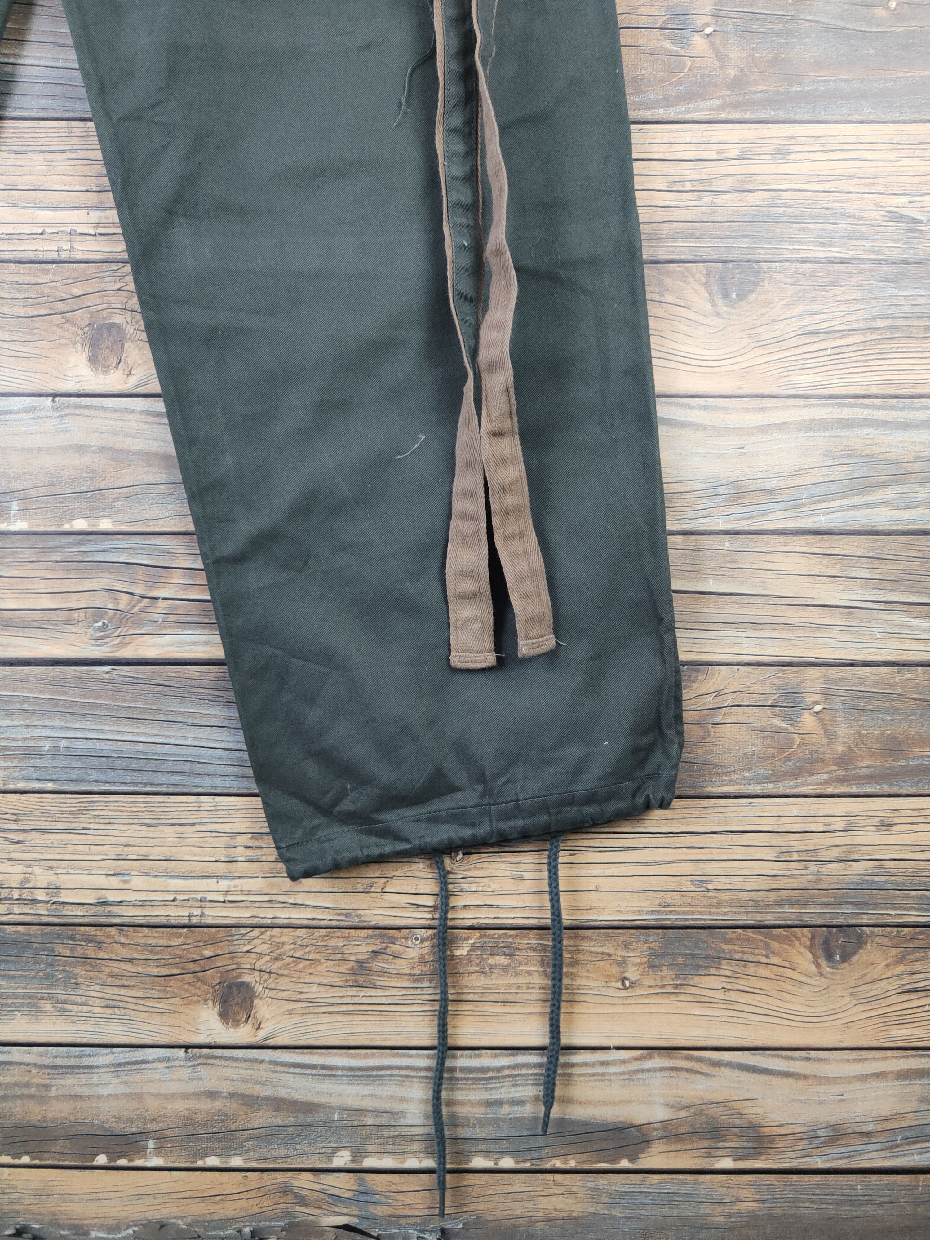 Japanese Brand DL Roughness Troop Green Multipocket Cargo Pants #1484 Size US 34 / EU 50 - 11 Thumbnail