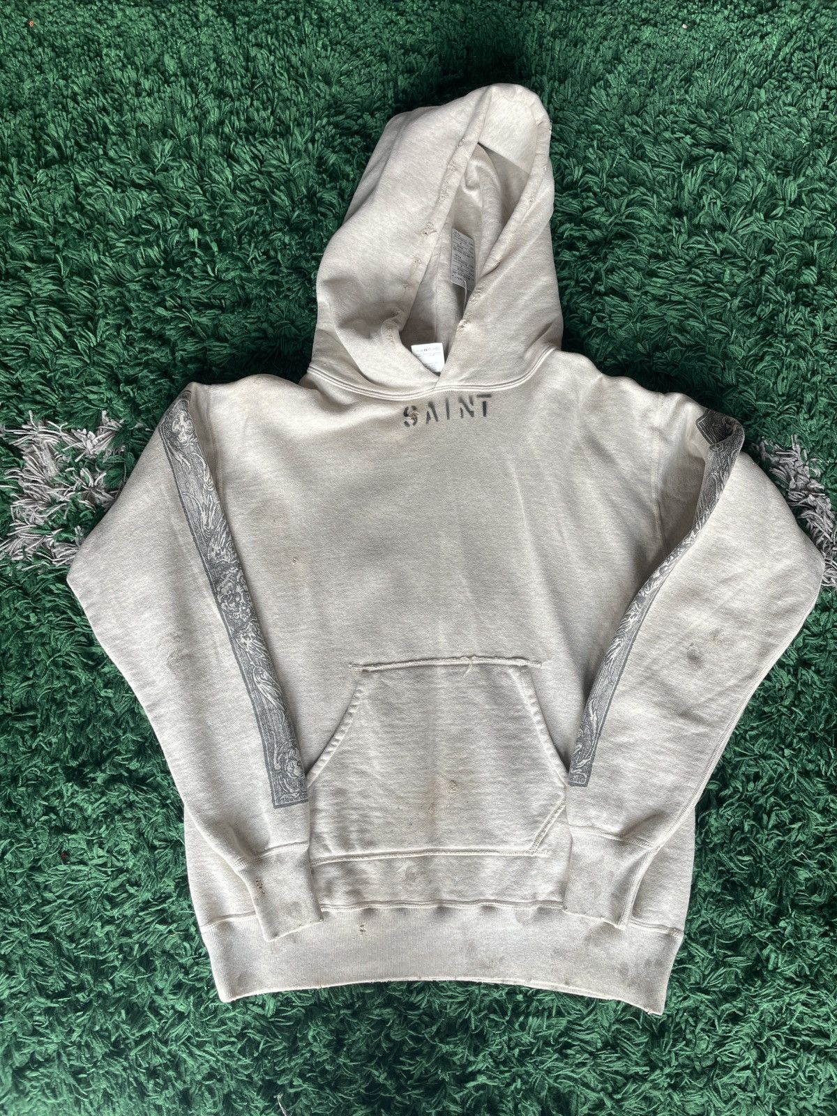 DENIM TEARS × Saint Michael Saint Michael x Denim Tears Mosaic Hoodie Size US M / EU 48-50 / 2 - 2 Thumbnail