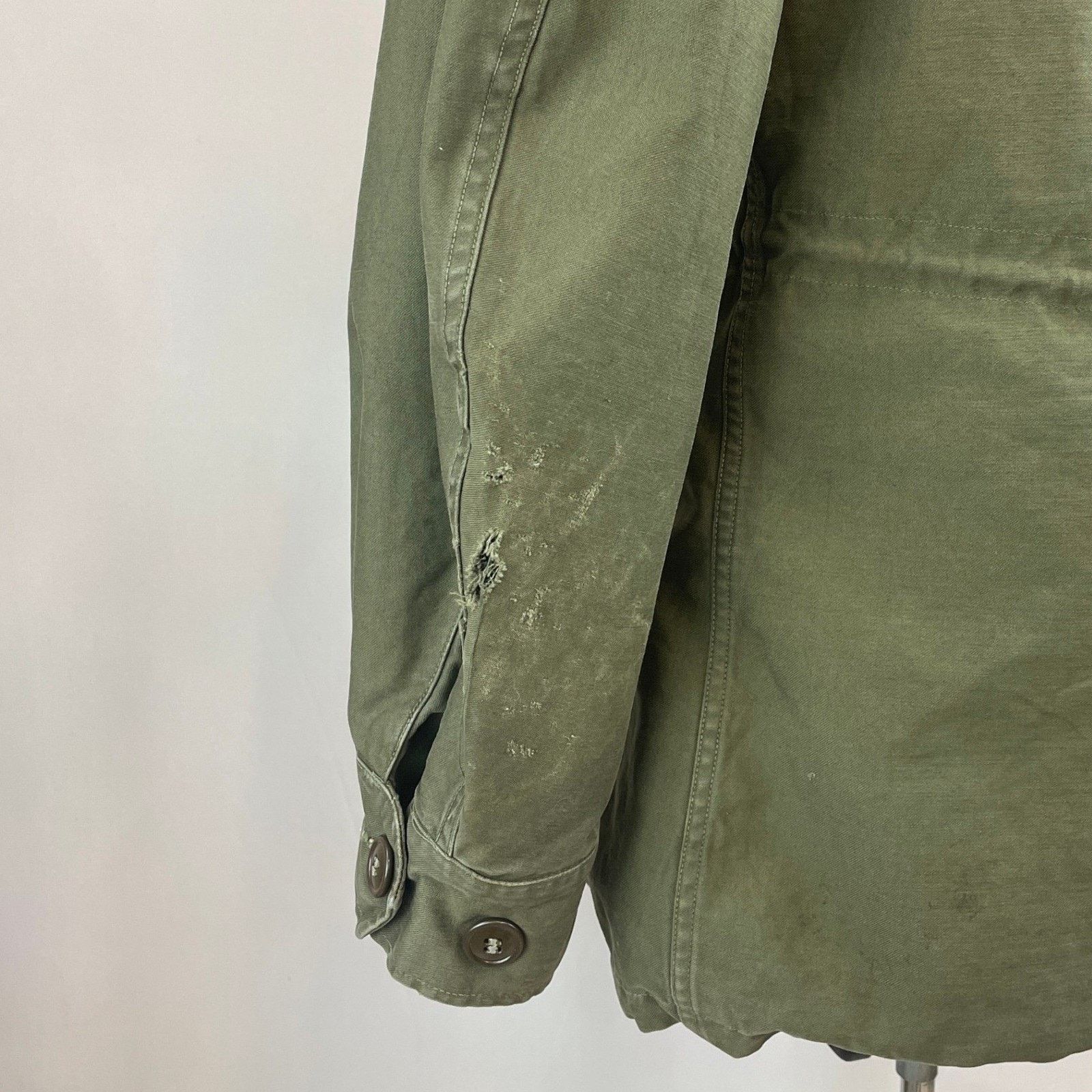 Vintage Army Field Jacket M1943 (36L) Military Distressed Gorp 50s Size US M / EU 48-50 / 2 - 6 Thumbnail