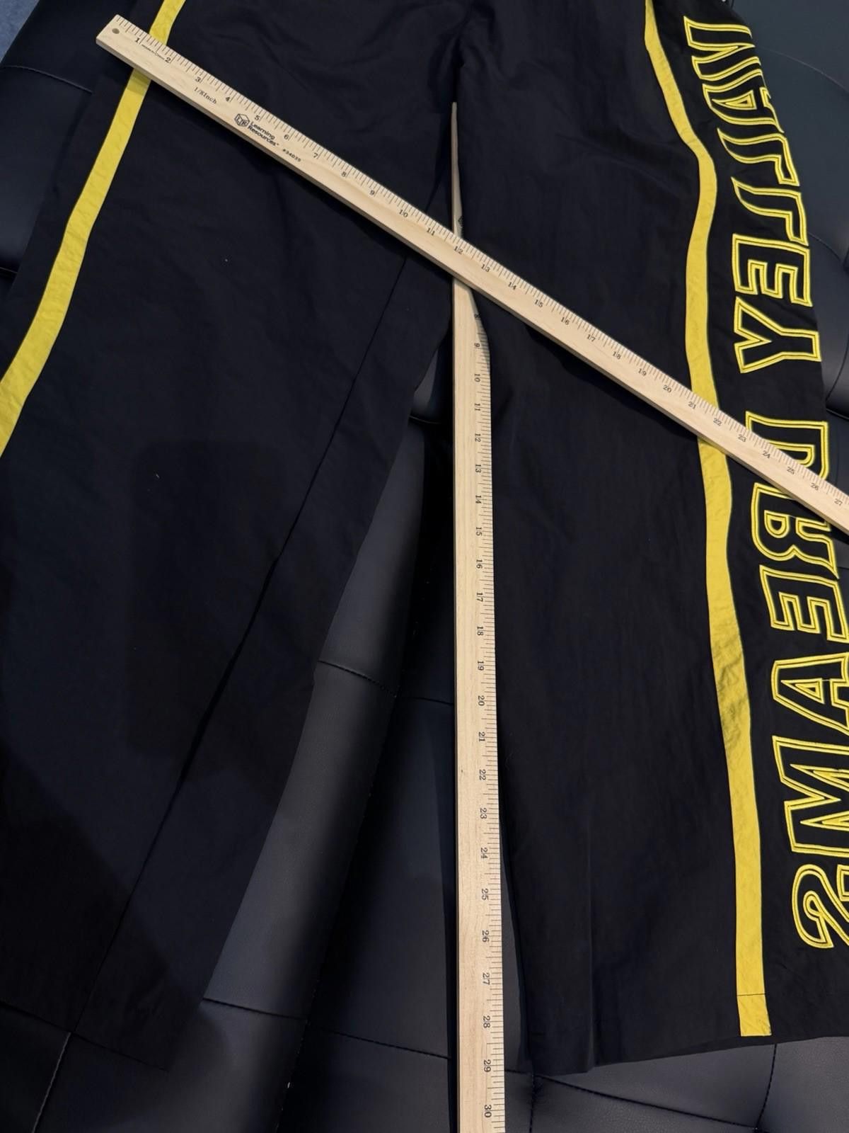 Other Valley Track Black Yellow Drawstring Sweatpants Size Small Size US 30 / EU 46 - 10 Thumbnail