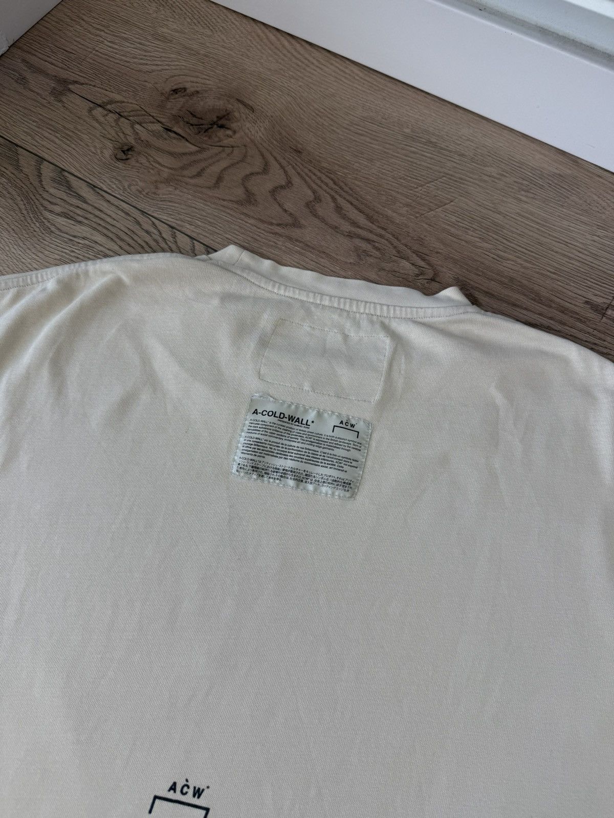 A Cold Wall Big Logo style tee